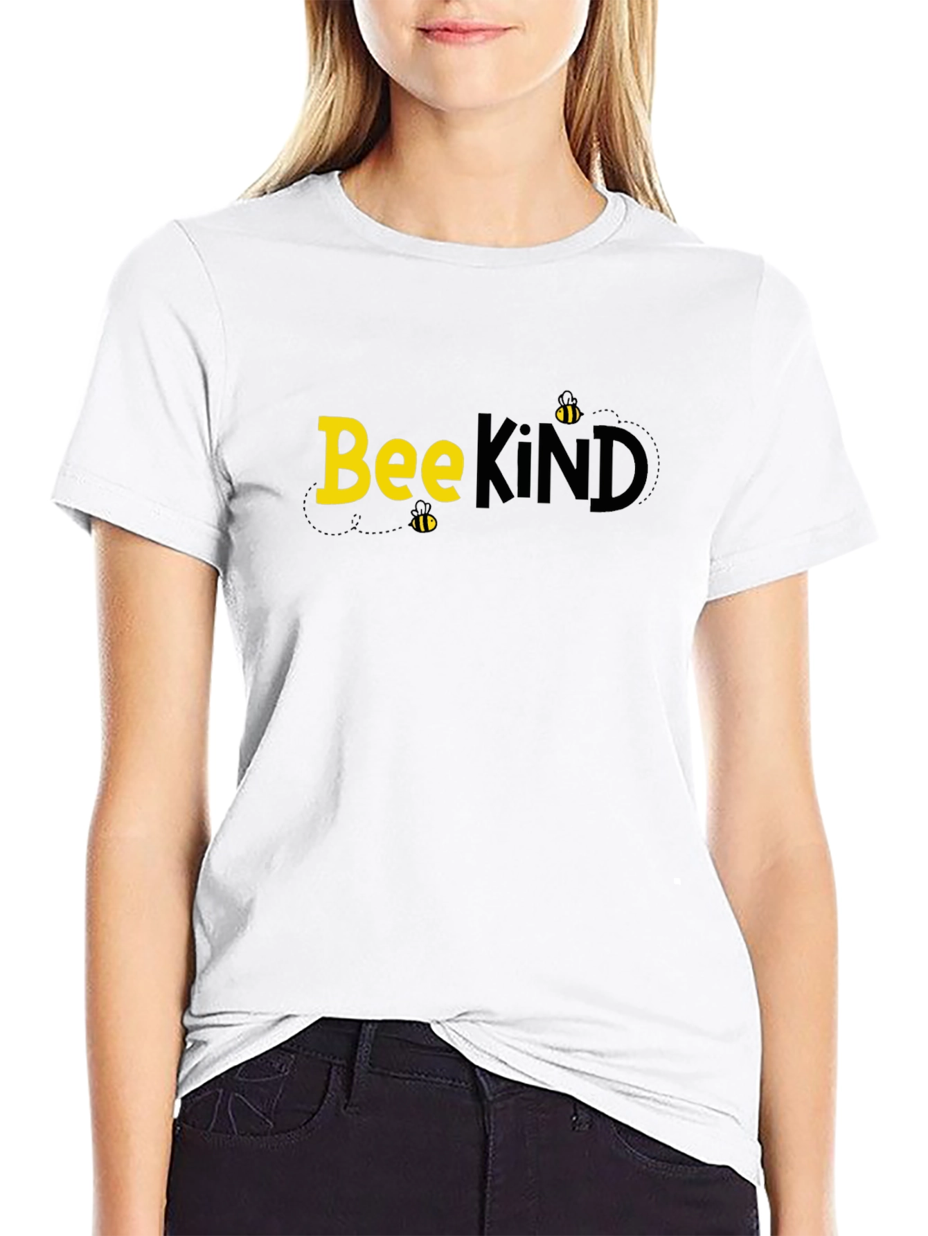 Bee Kind Black T-Shirt - Inspiring Graphic Tee