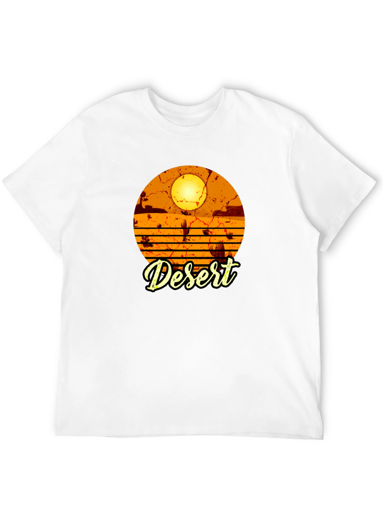 Desert Graphic Black T-Shirt