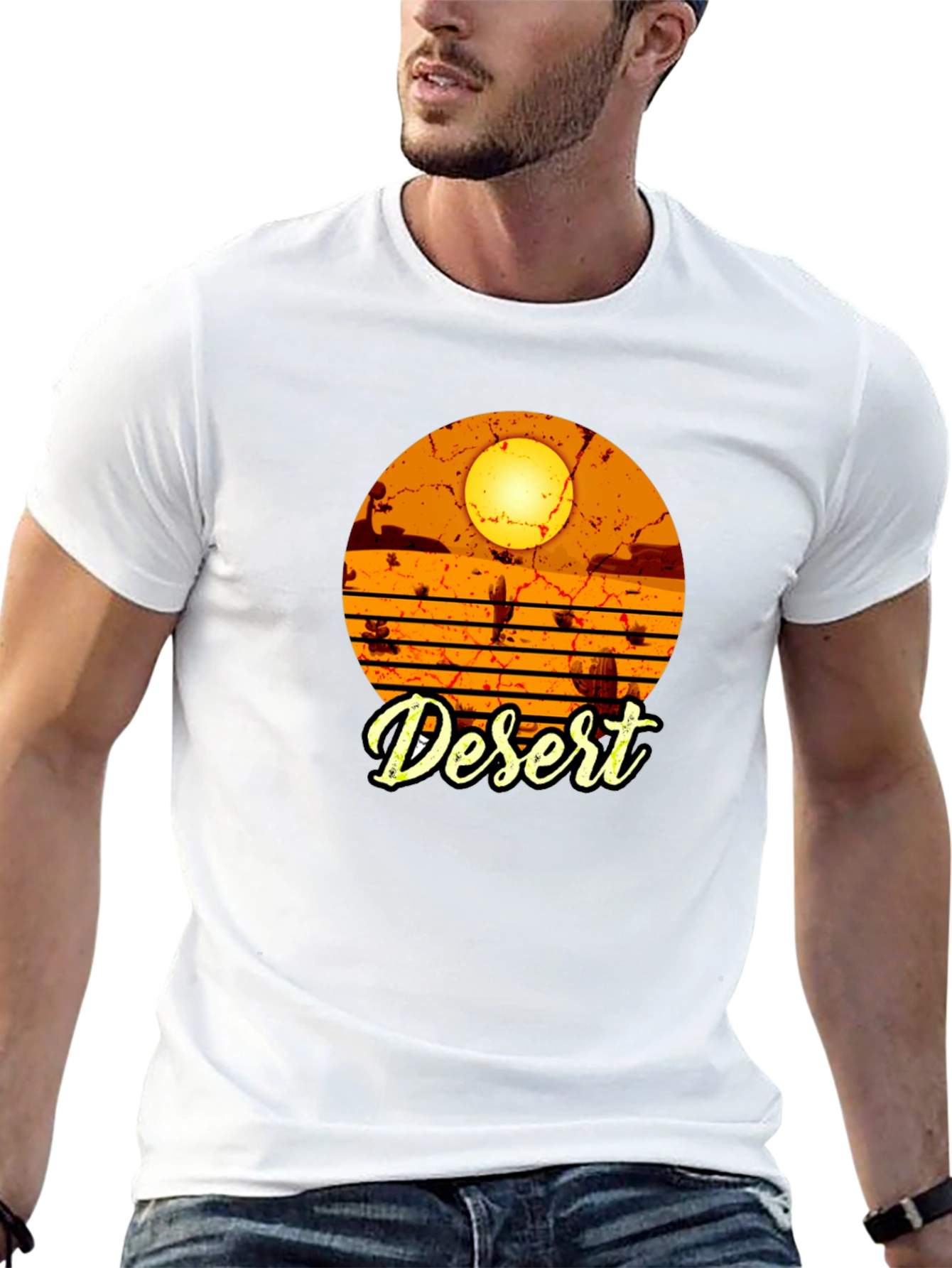 Desert Graphic Black T-Shirt