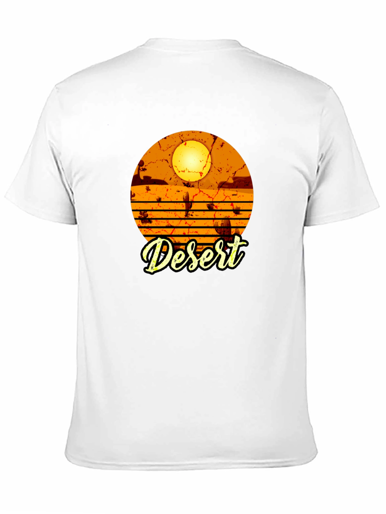 Desert Graphic Black T-Shirt