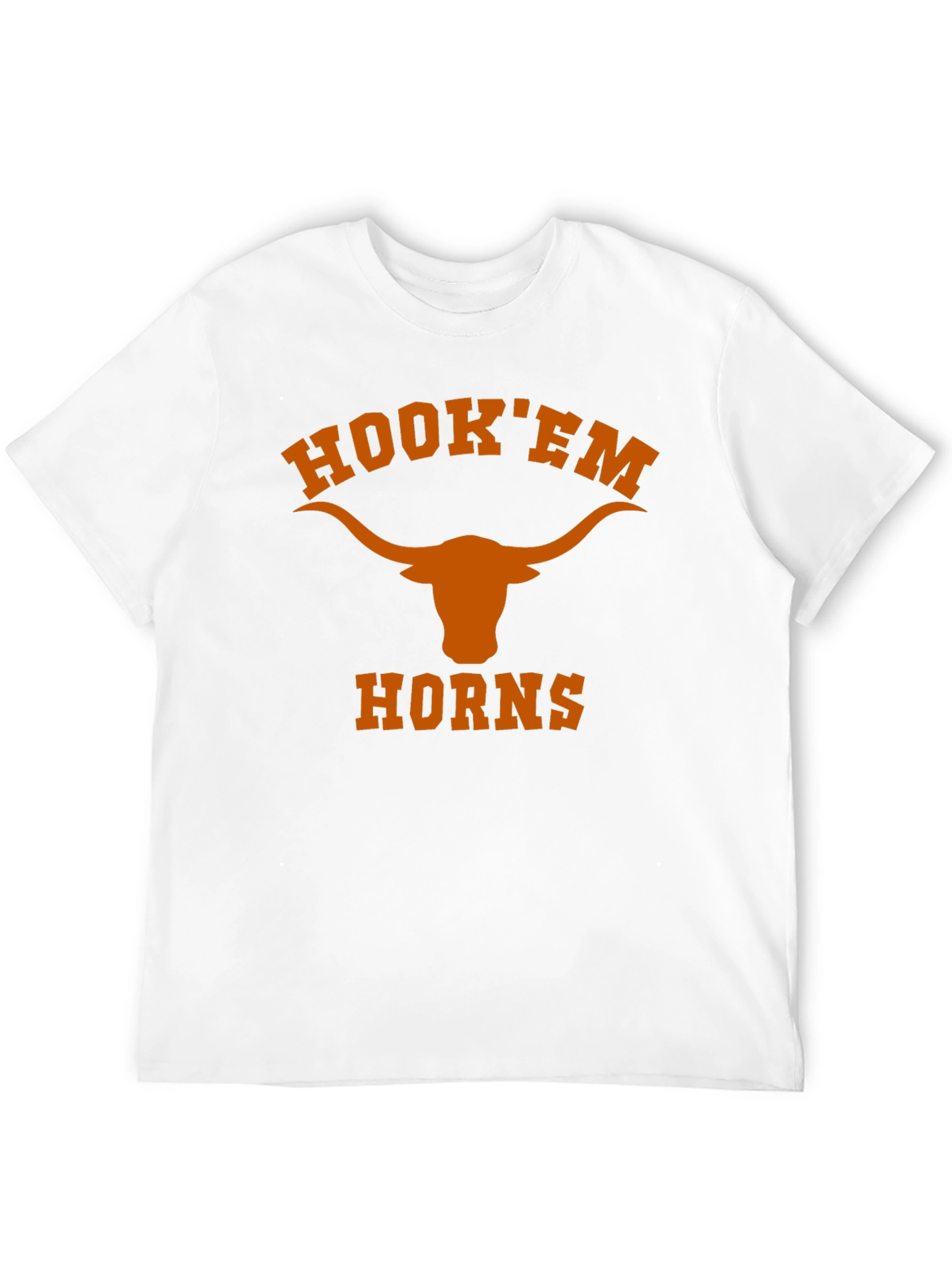Hook Em Horns Black T-Shirt