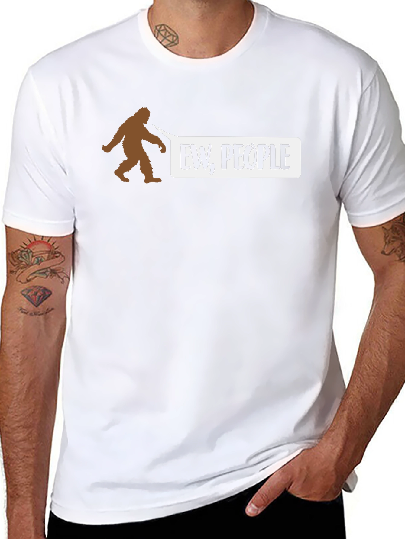 Ew People Bigfoot Graphic Tee