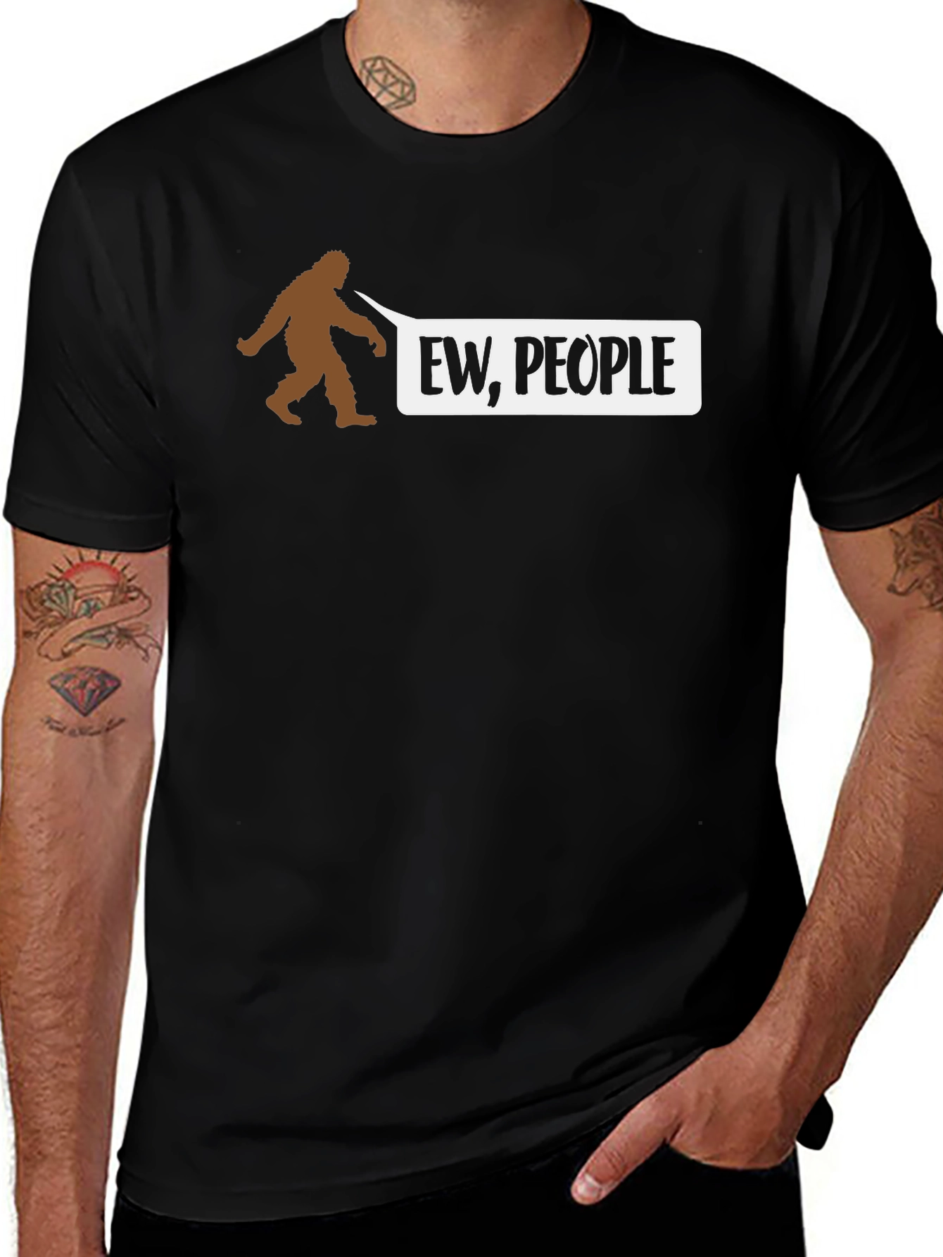 Ew People Bigfoot Graphic Tee