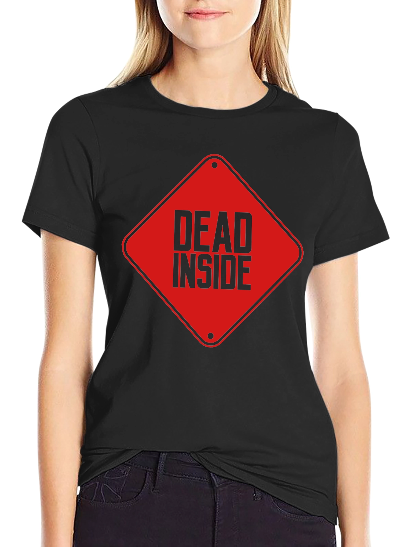 Dead Inside Graphic Tee - Black
