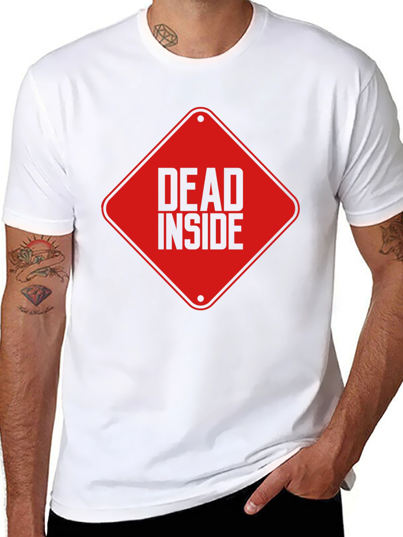 Dead Inside Graphic Tee - Black