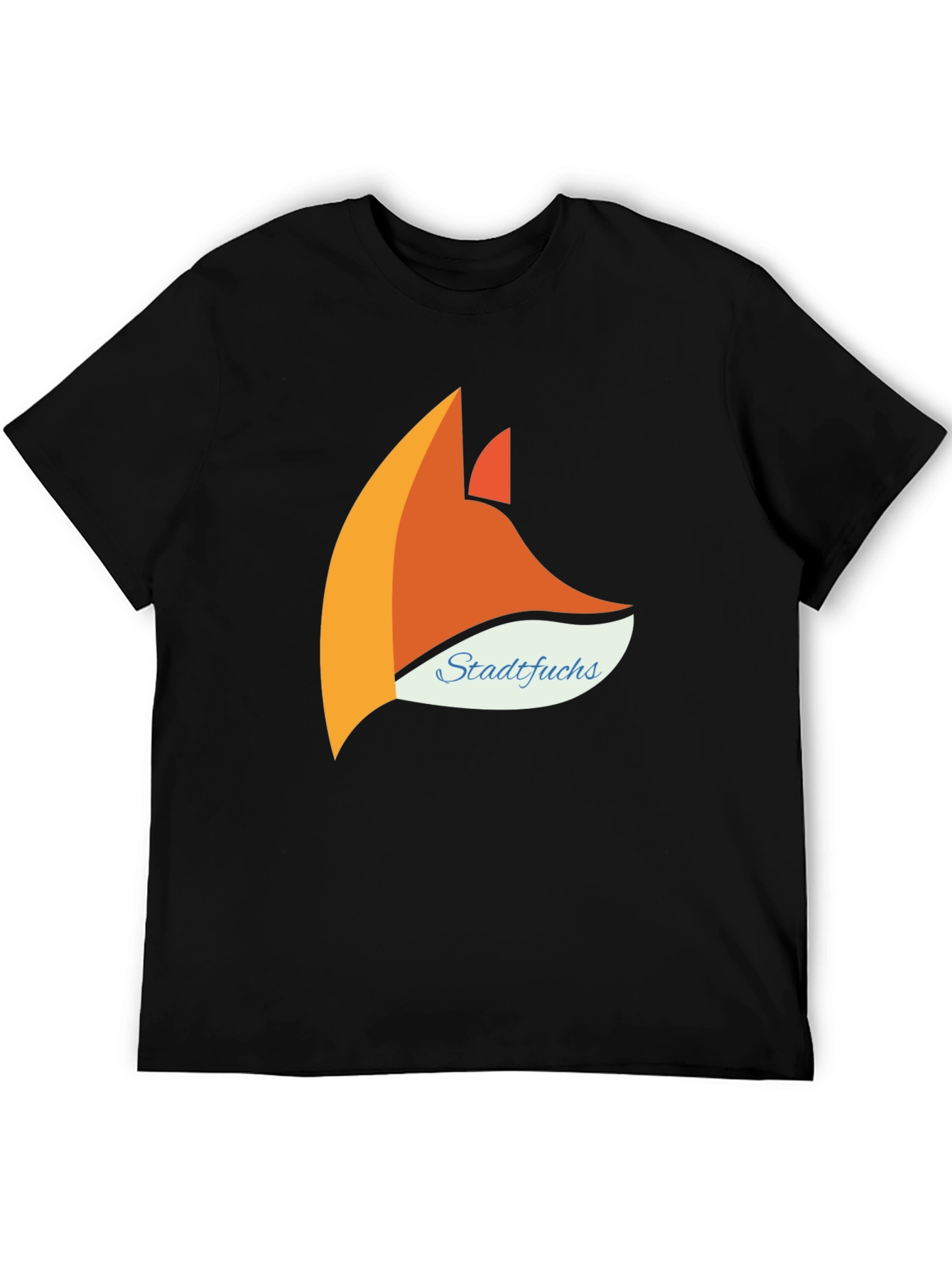 Modern Stadtfuchs Graphic Tee - Black