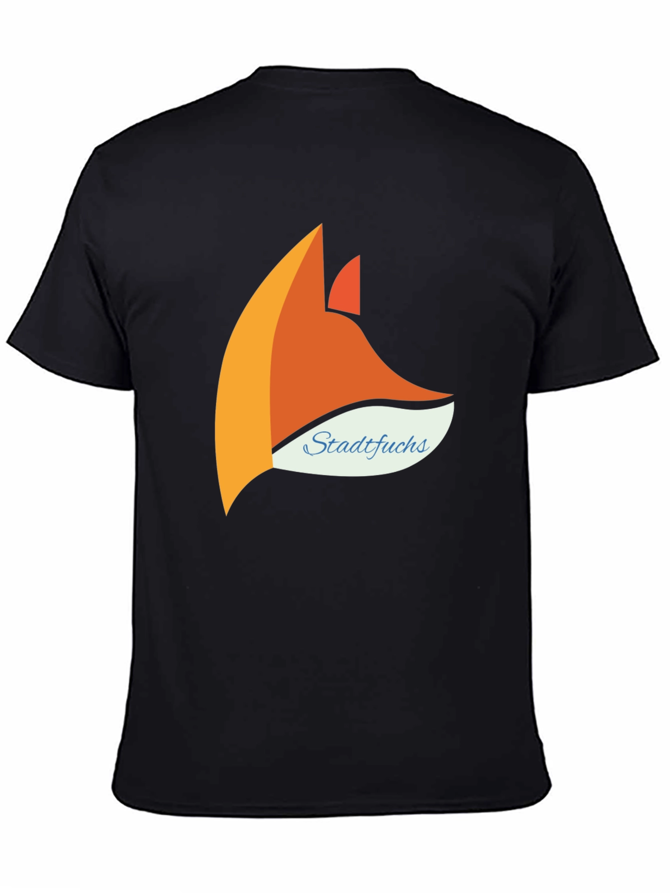 Modern Stadtfuchs Graphic Tee - Black