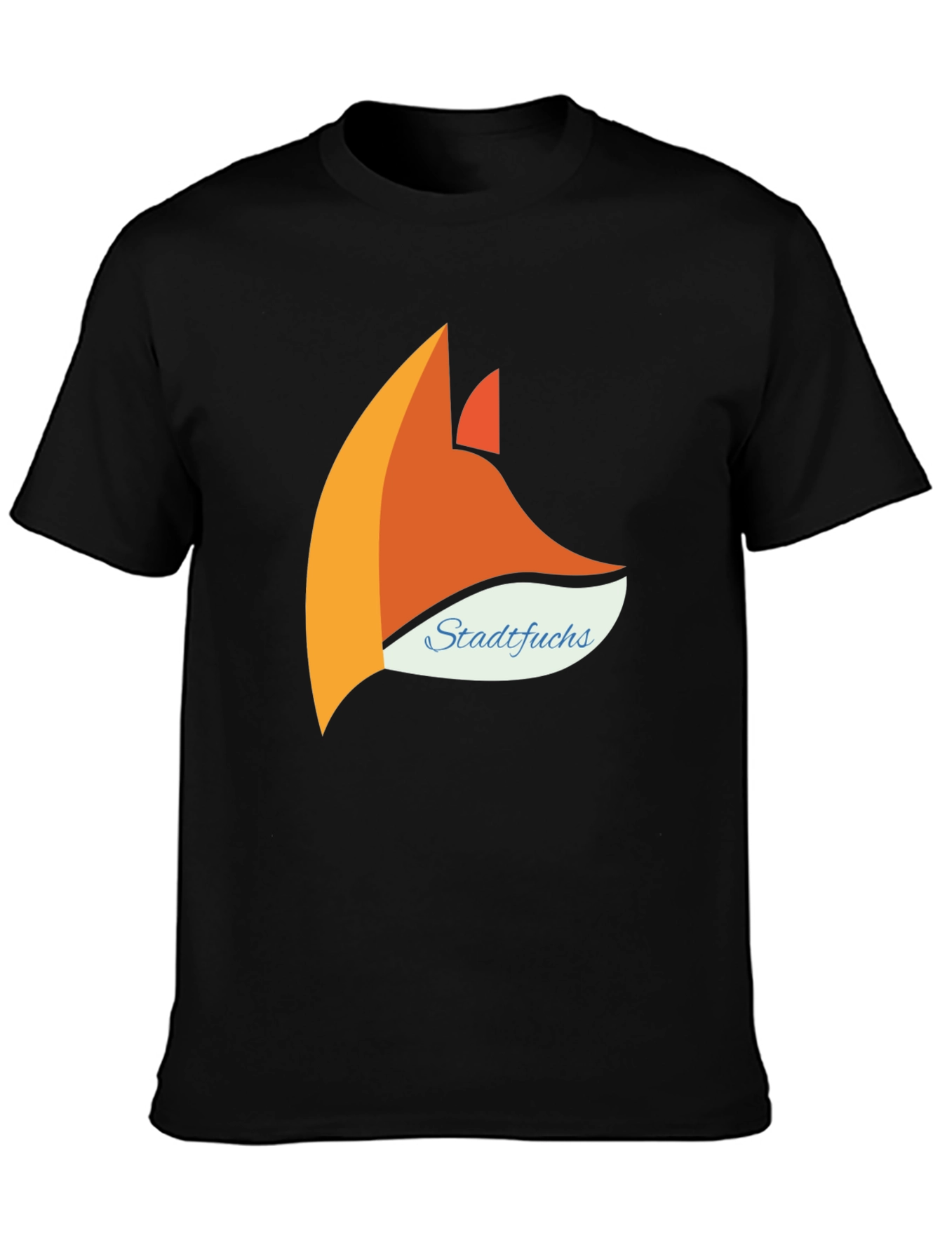 Modern Stadtfuchs Graphic Tee - Black