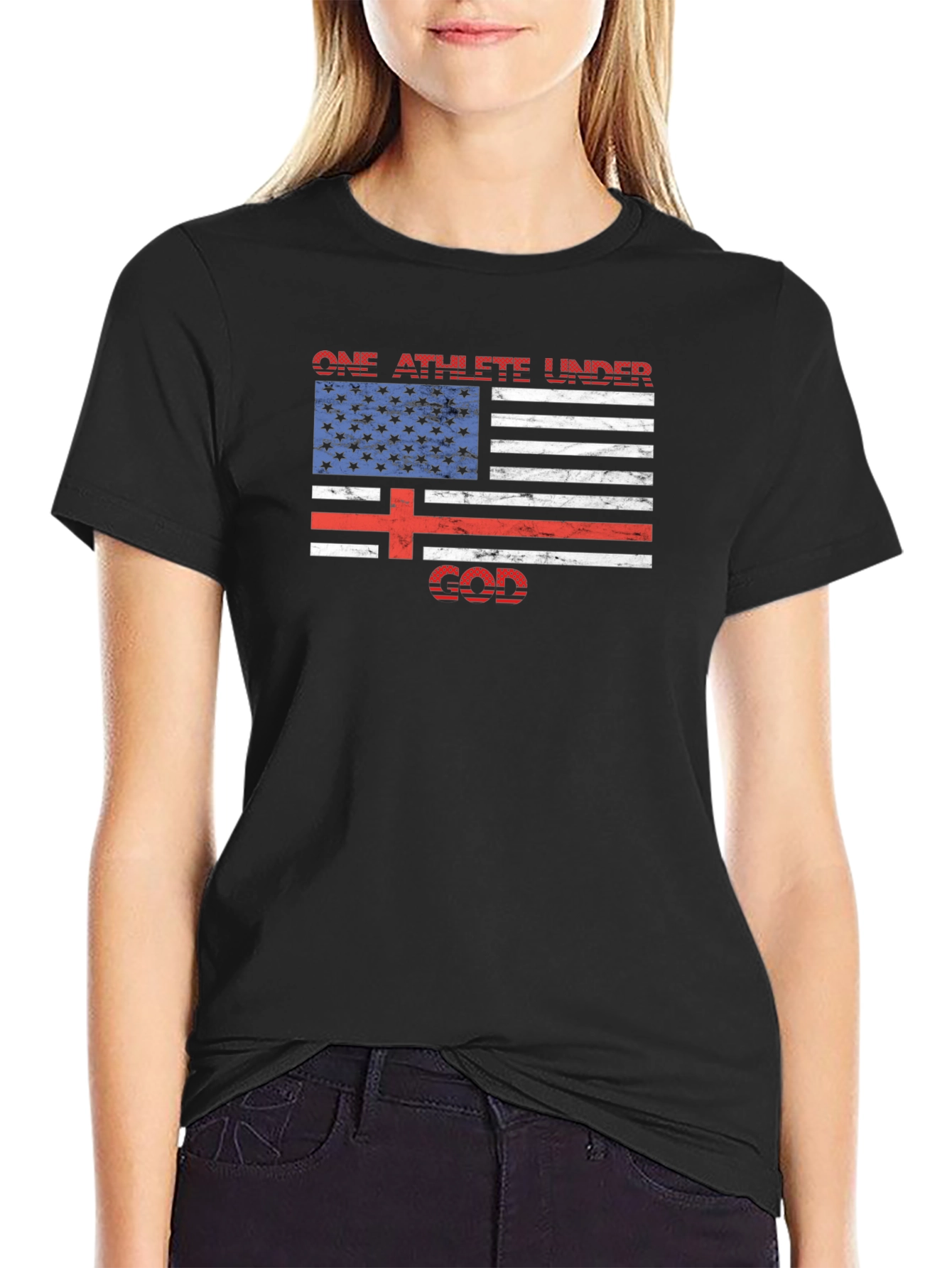 One Athlete Under God Graphic Tee