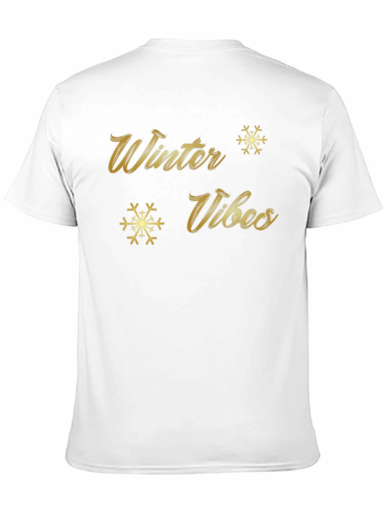 Winter Vibes Black Graphic Tee