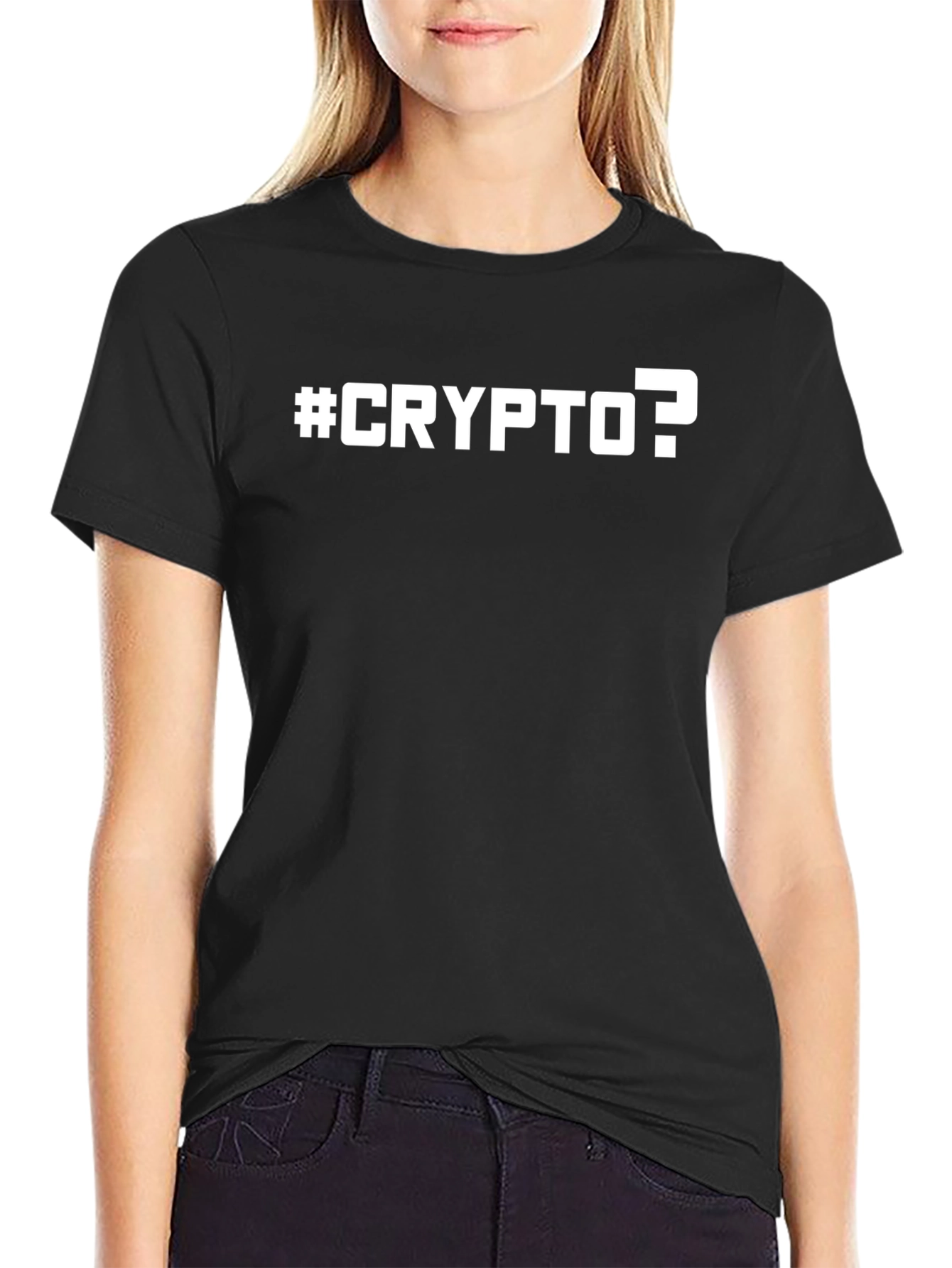 Crypto Question Black T-Shirt