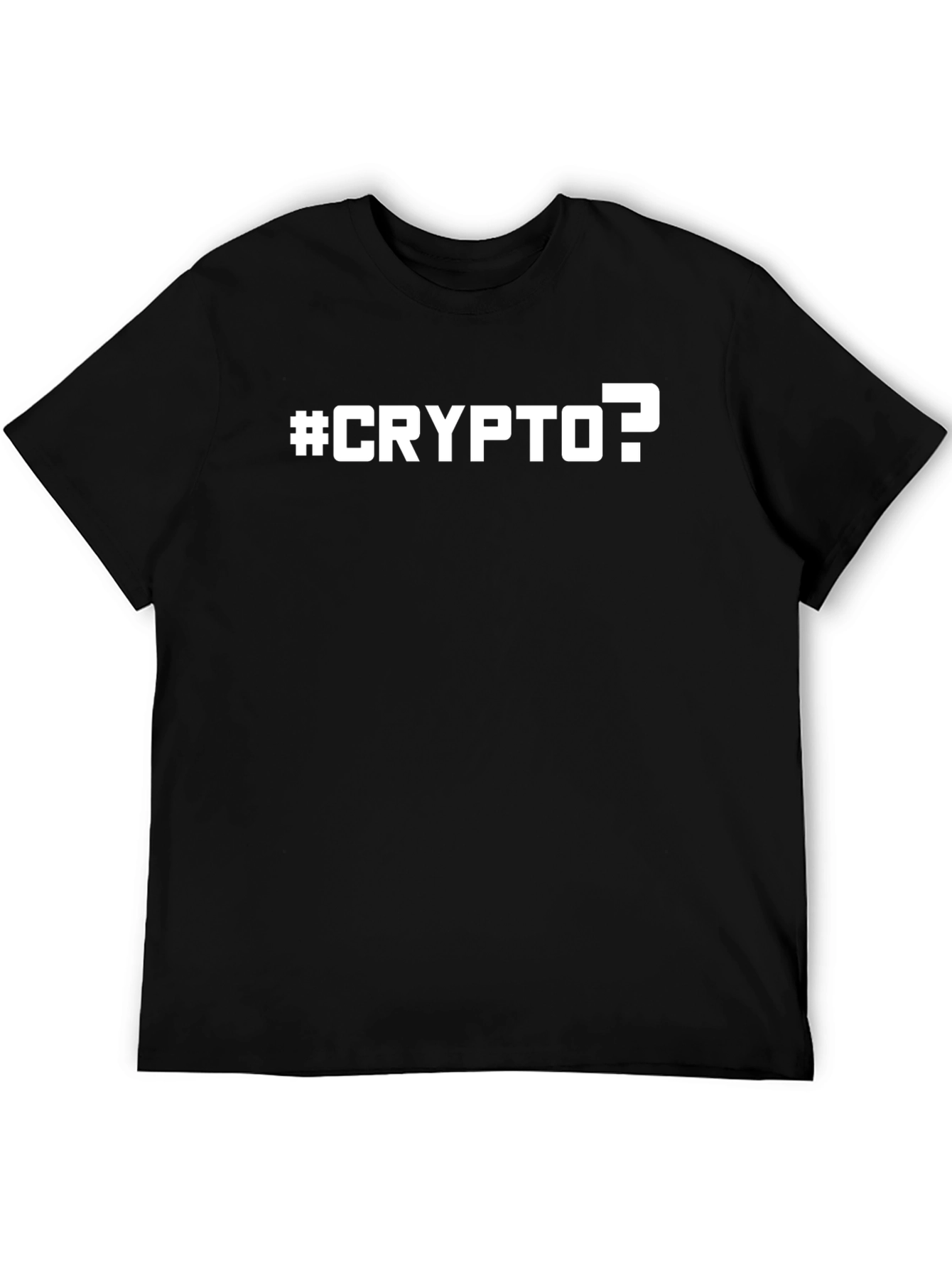 Crypto Question Black T-Shirt