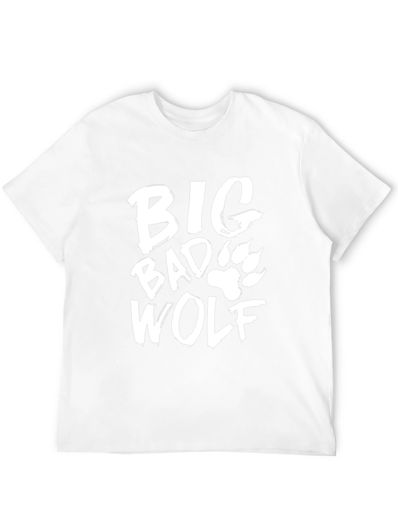 Big Bad Wolf Graphic Print T-Shirt