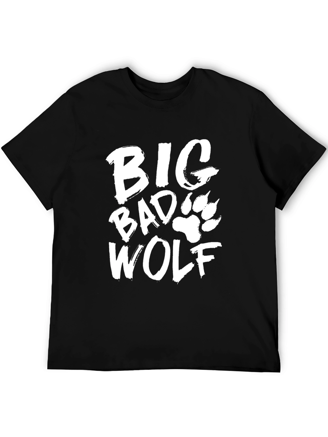 Big Bad Wolf Graphic Print T-Shirt