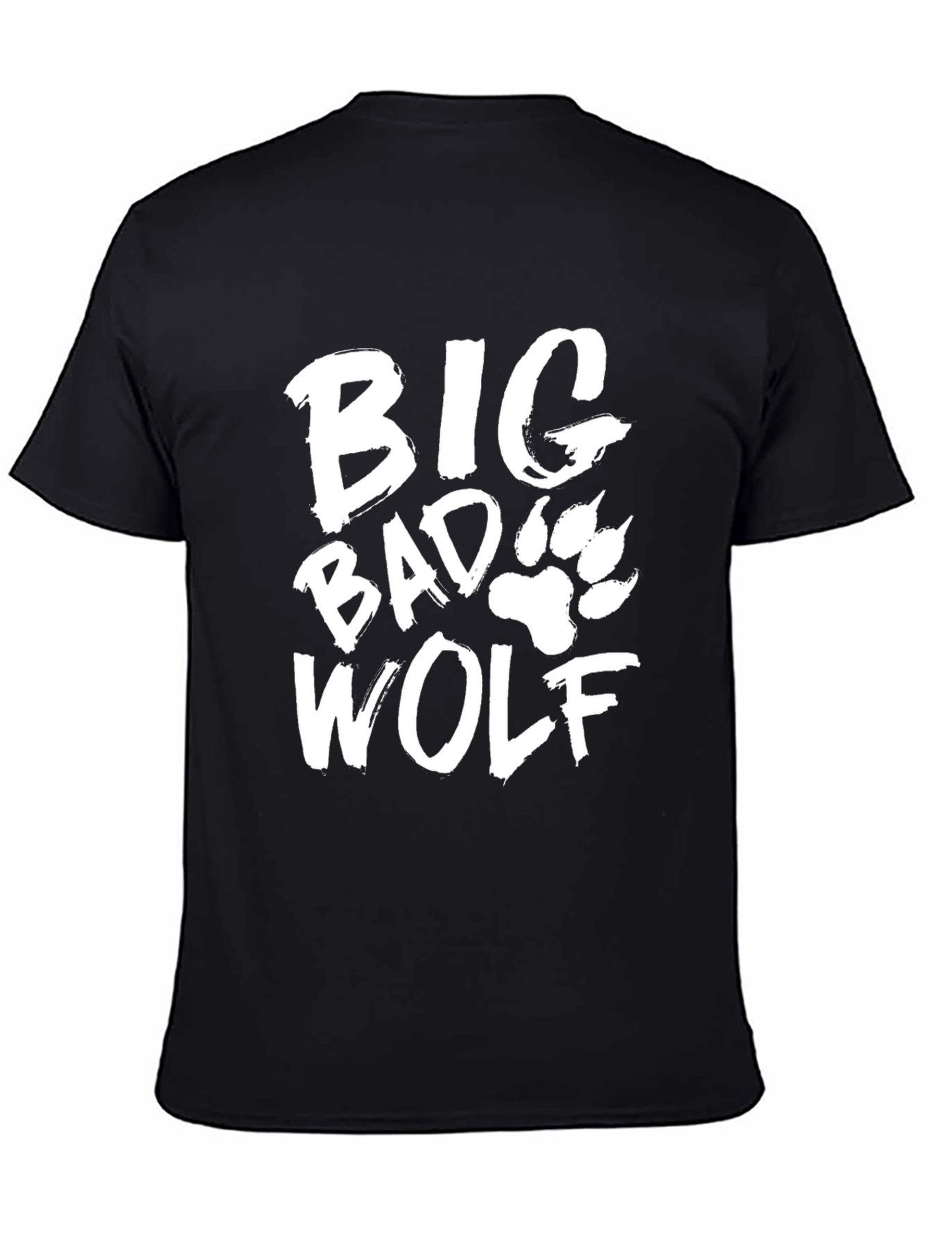Big Bad Wolf Graphic Print T-Shirt