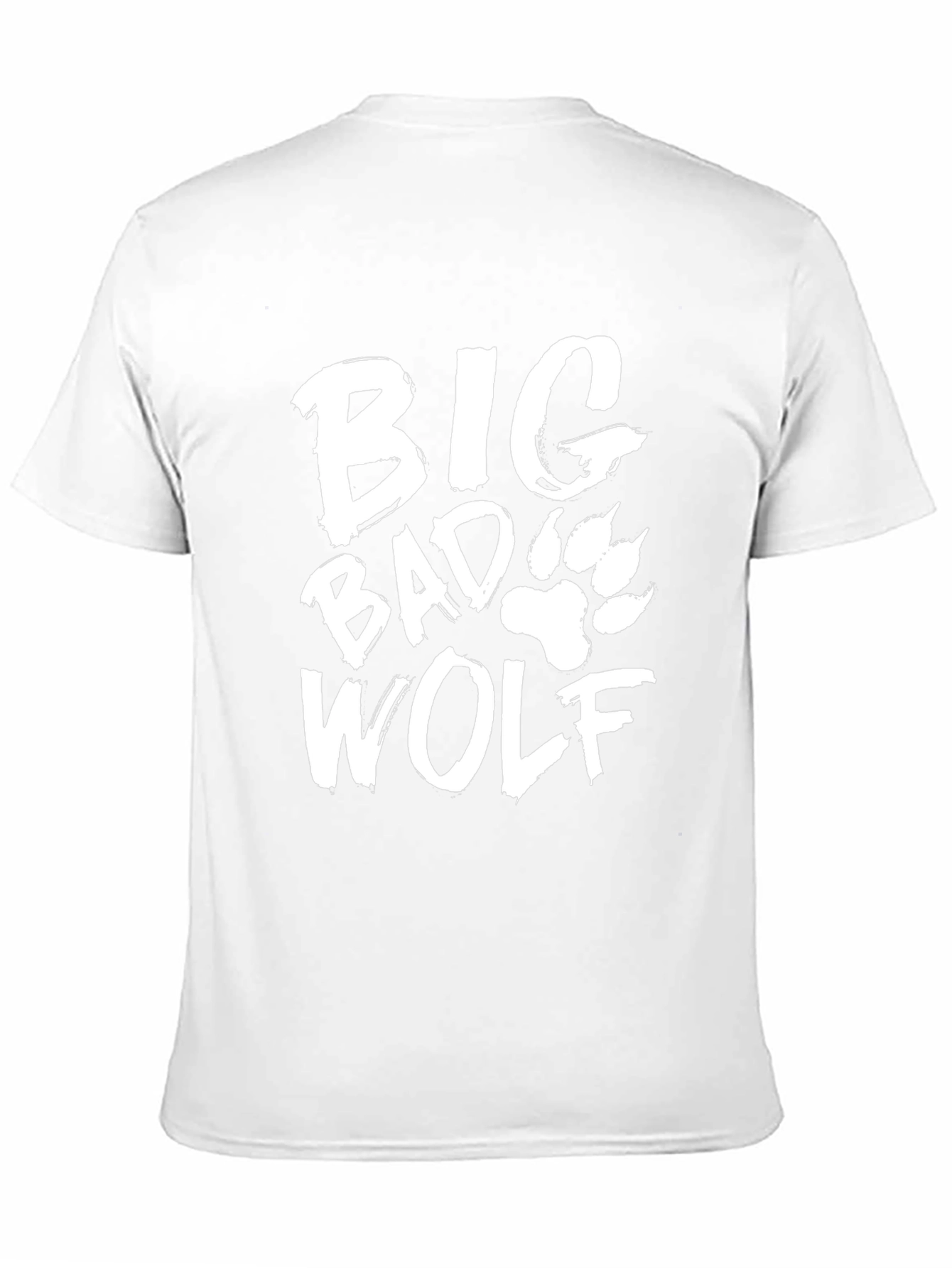 Big Bad Wolf Graphic Print T-Shirt