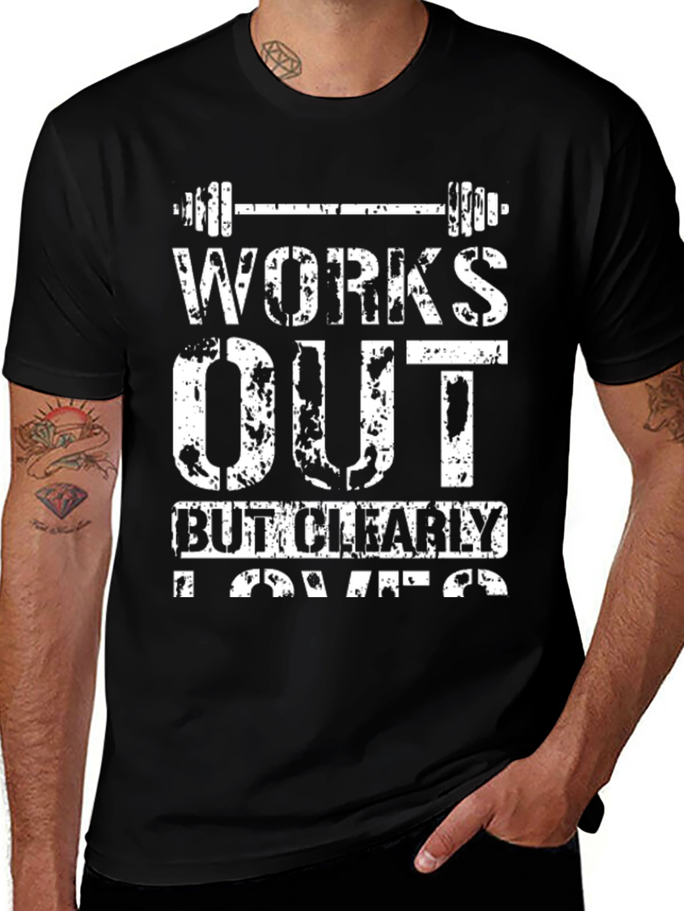 Workout Lover Graphic T-Shirt
