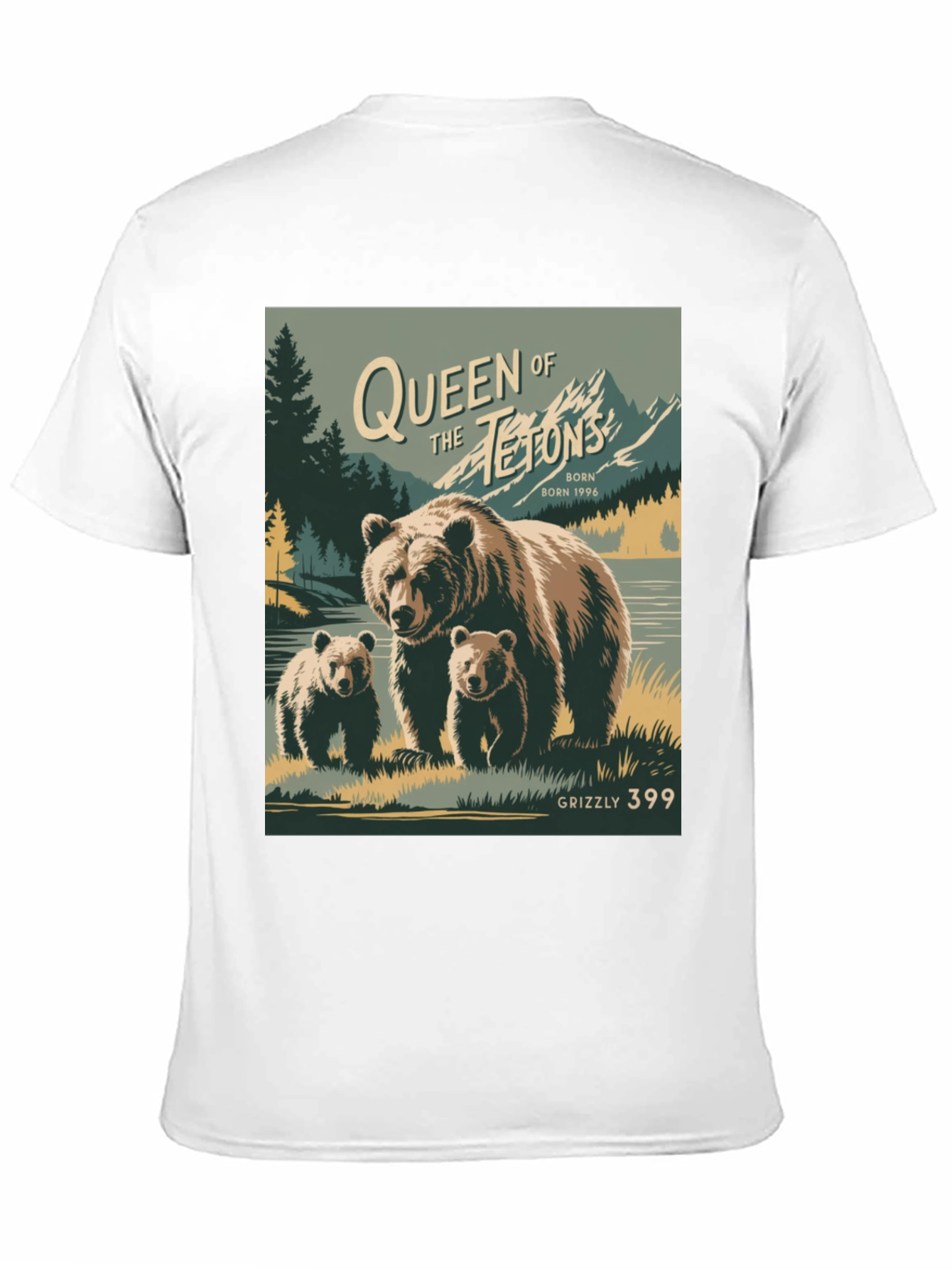 Queen of the Tetons Grizzly Bear T-Shirt