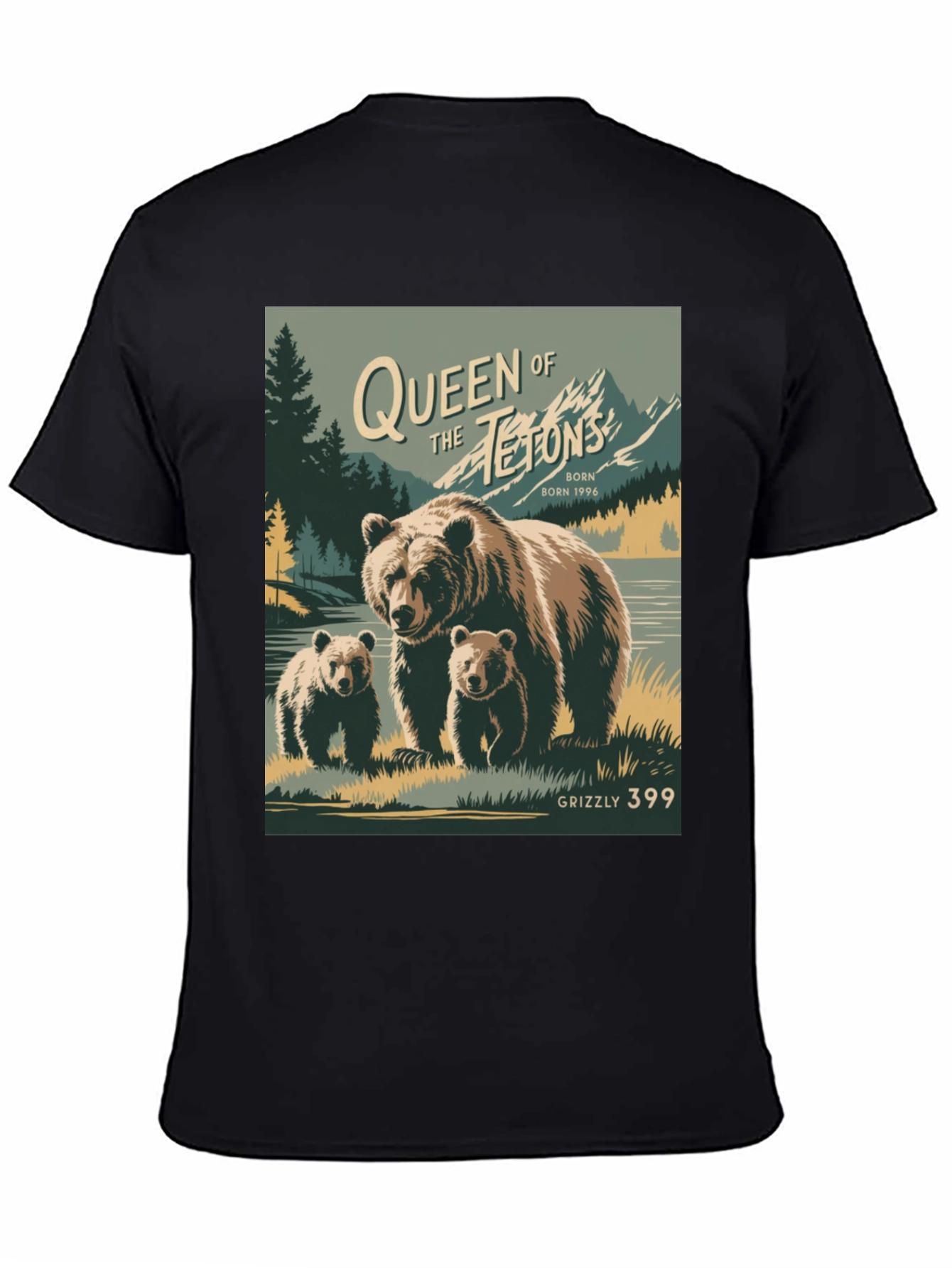 Queen of the Tetons Grizzly Bear T-Shirt