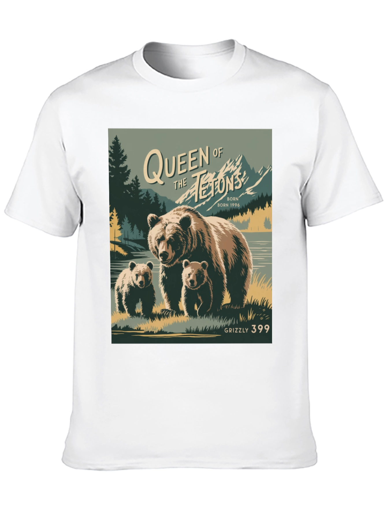 Queen of the Tetons Grizzly Bear T-Shirt