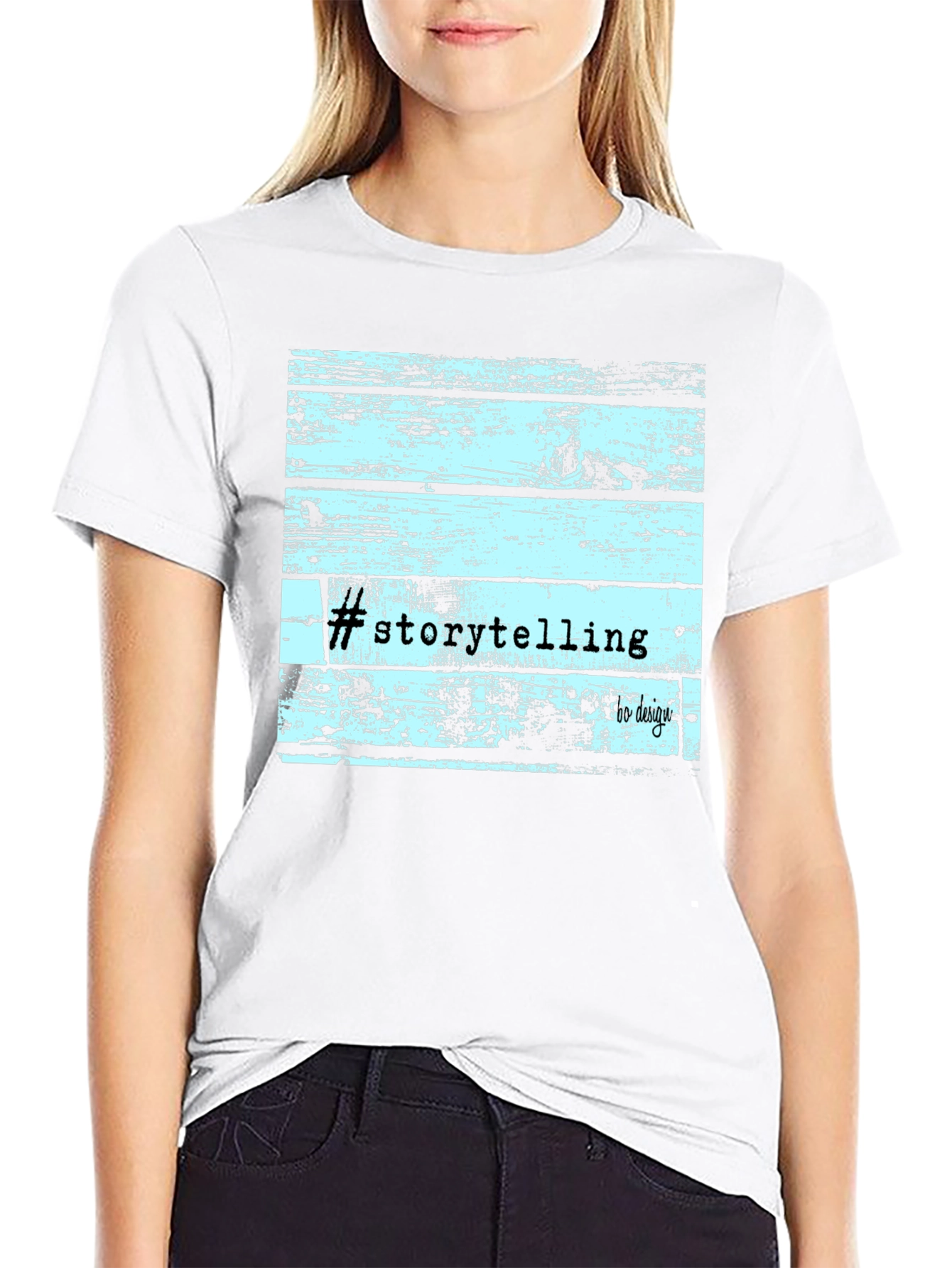 Storytelling Wood Graphic T-Shirt