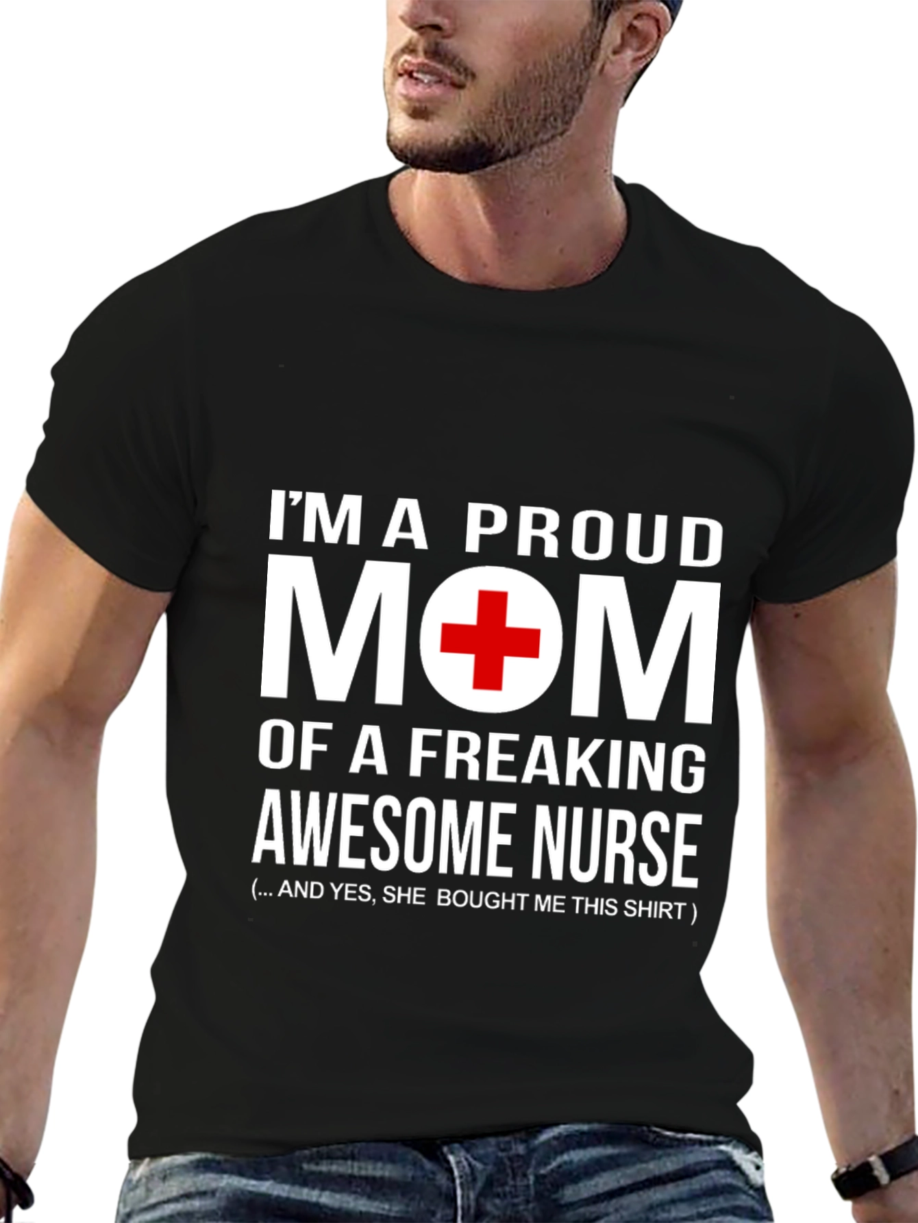Proud Mom of Awesome Nurse T-Shirt