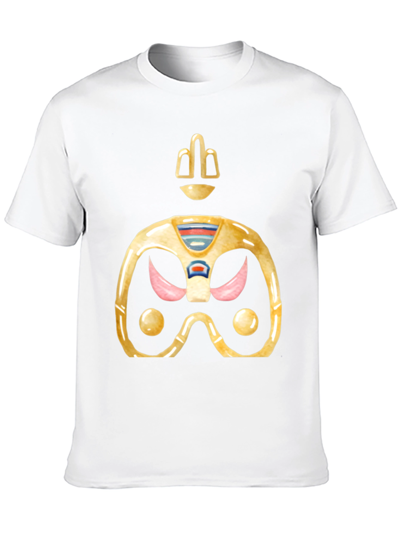 Retro Gaming T-Shirt - Gold Space Controller