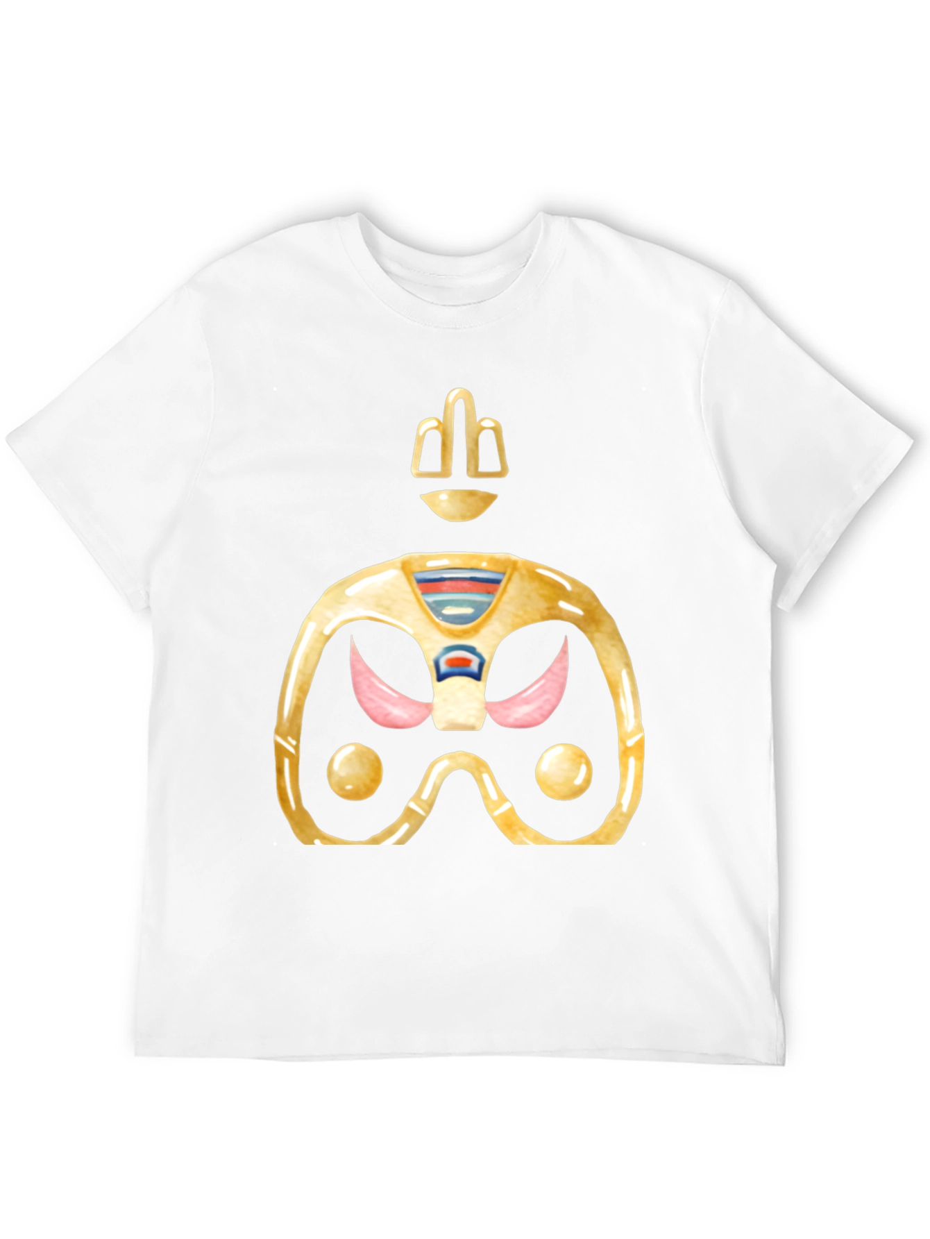 Retro Gaming T-Shirt - Gold Space Controller