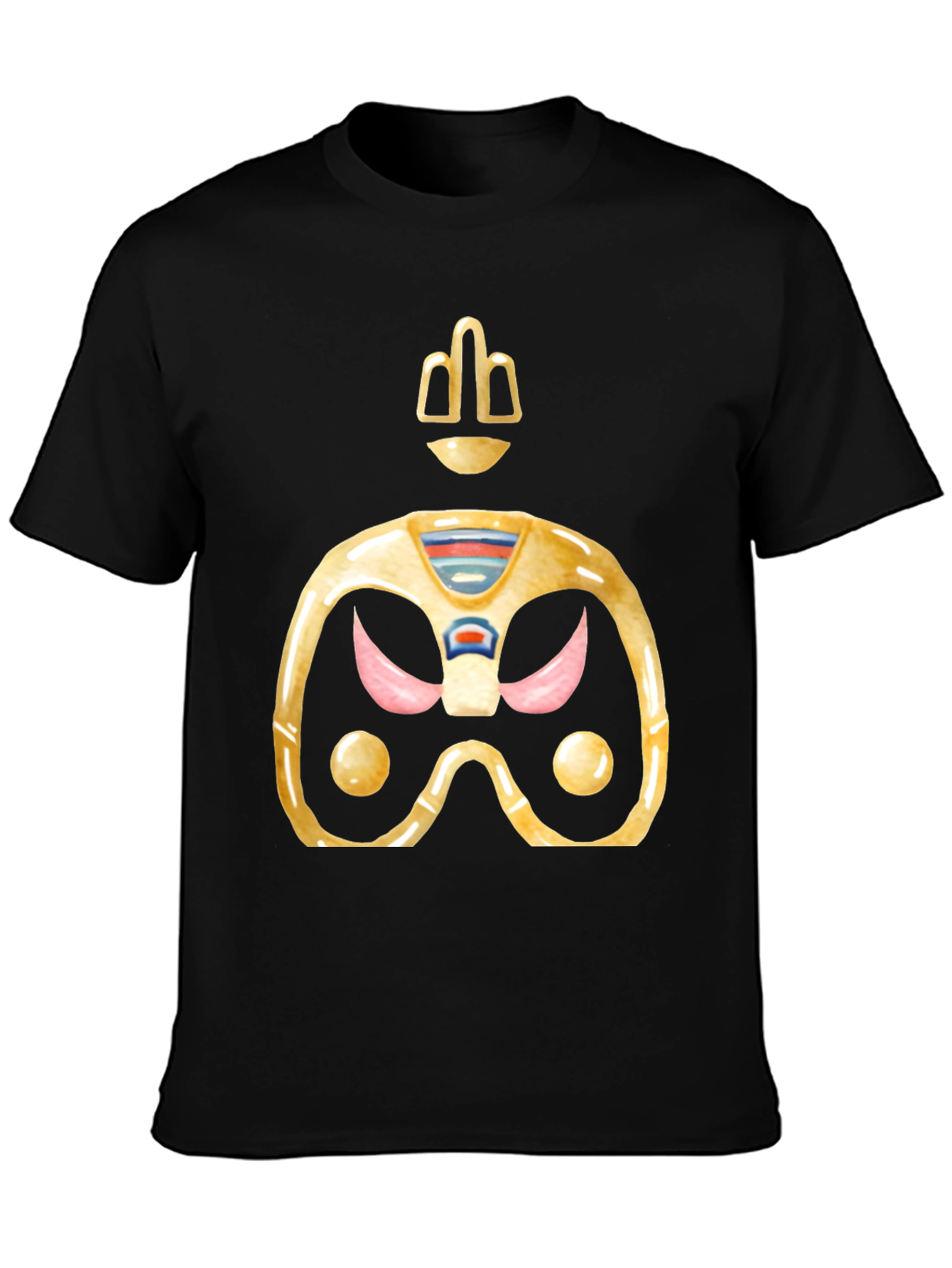 Retro Gaming T-Shirt - Gold Space Controller