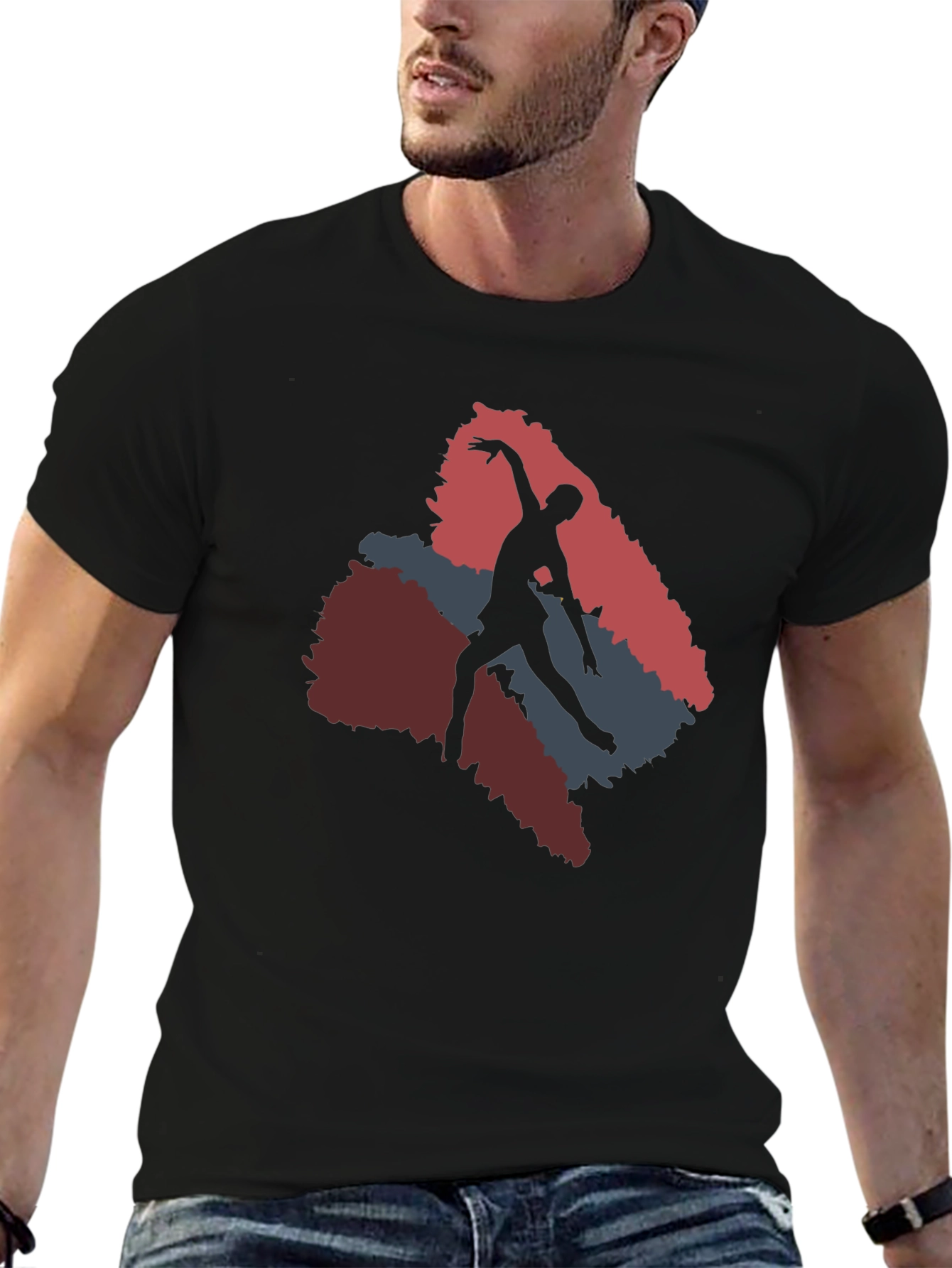 Silhouette Dancer Graphic Tee - Artistic Fashion