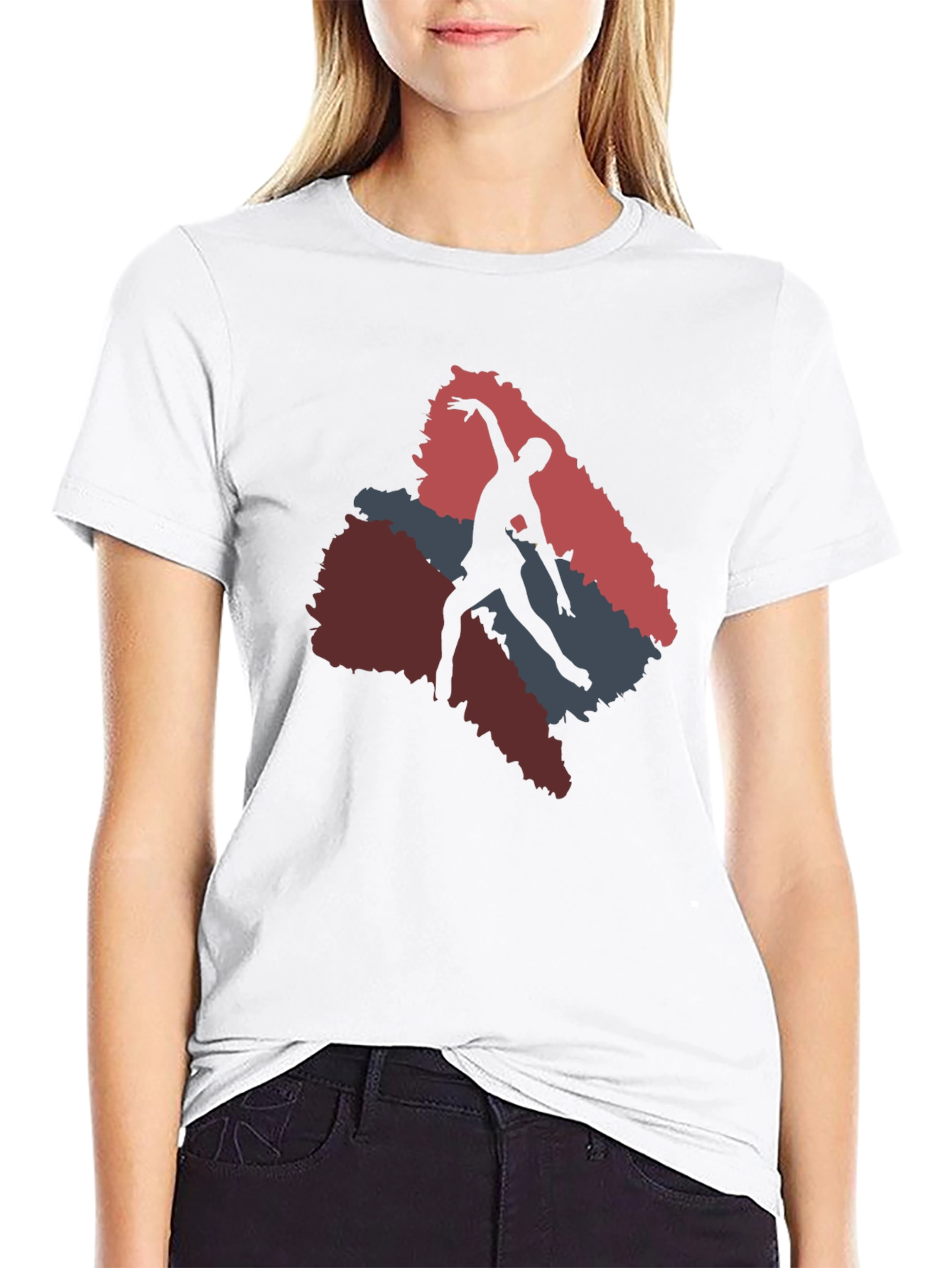 Silhouette Dancer Graphic Tee - Artistic Fashion