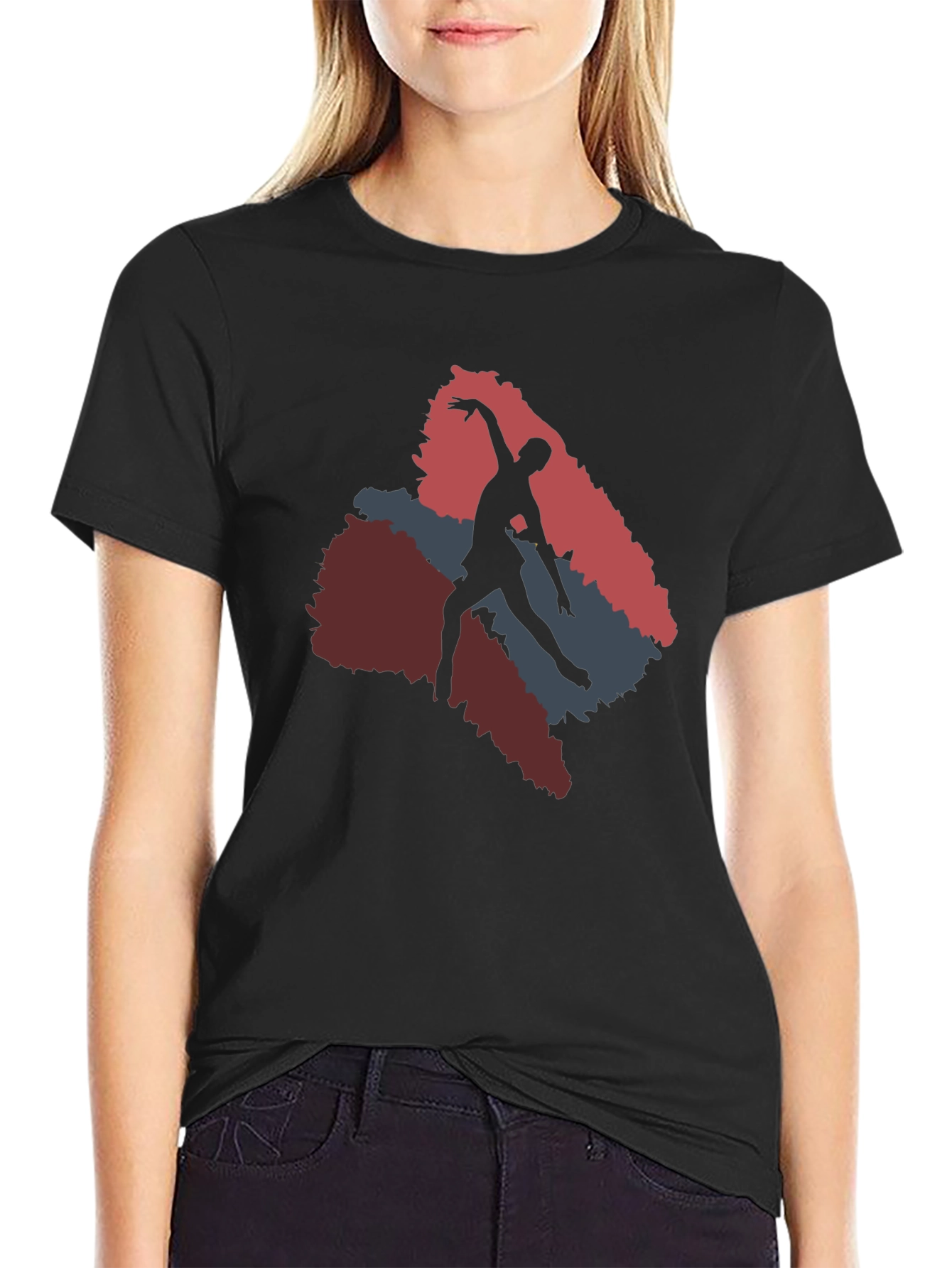 Silhouette Dancer Graphic Tee - Artistic Fashion