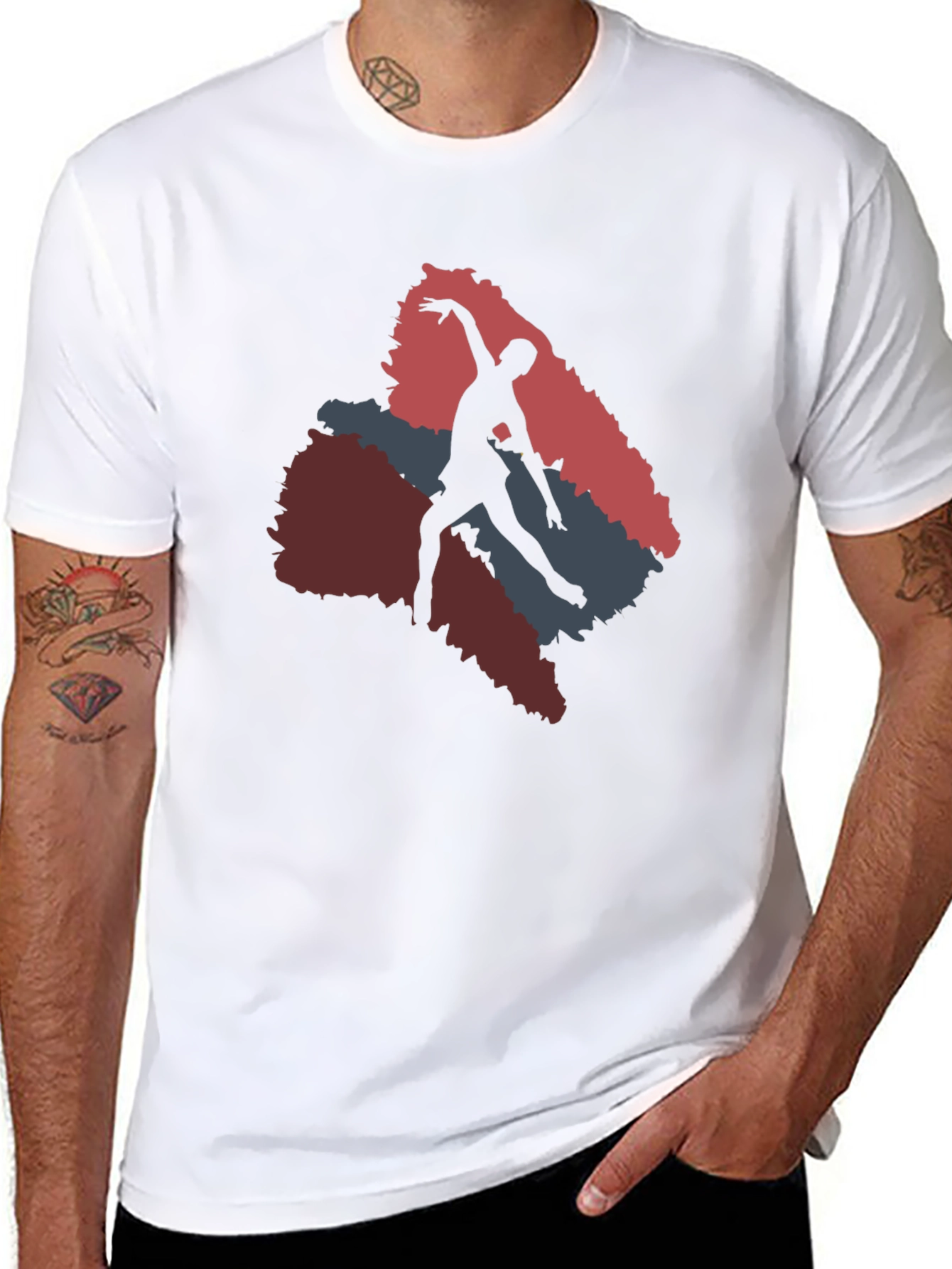 Silhouette Dancer Graphic Tee - Artistic Fashion