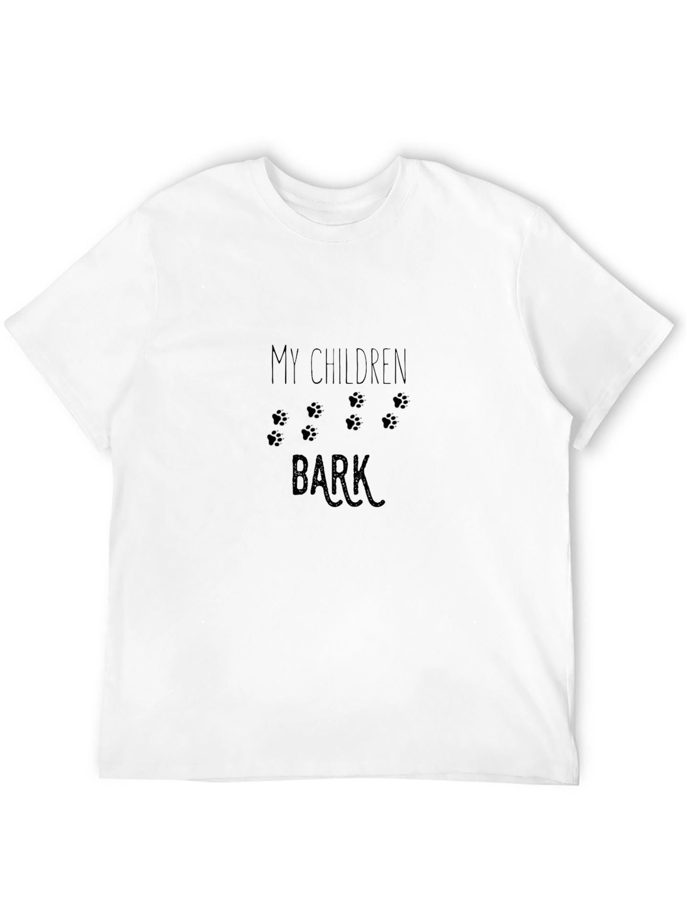 My Children Bark Black T-Shirt