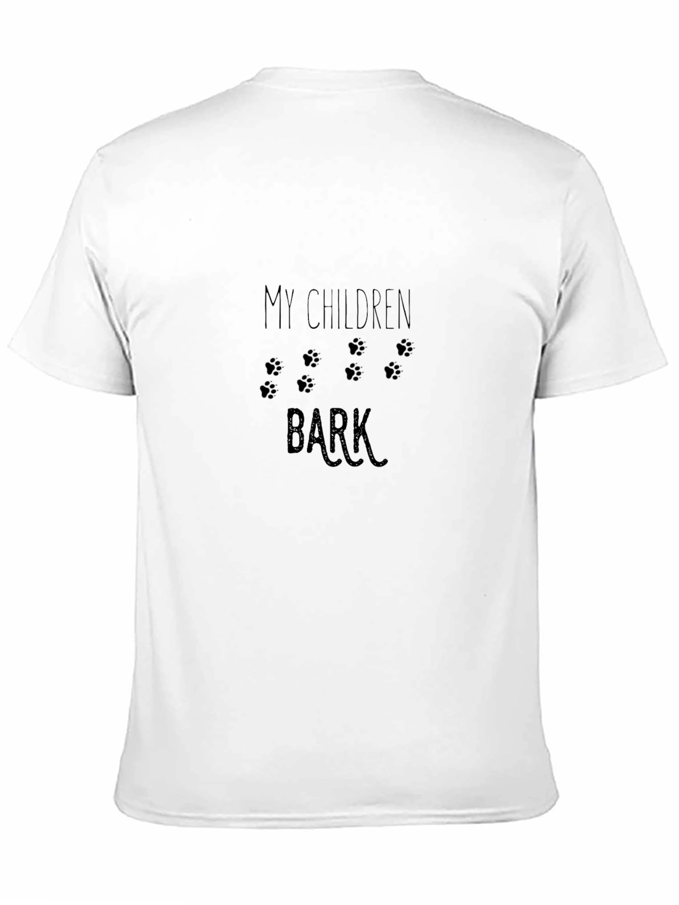 My Children Bark Black T-Shirt