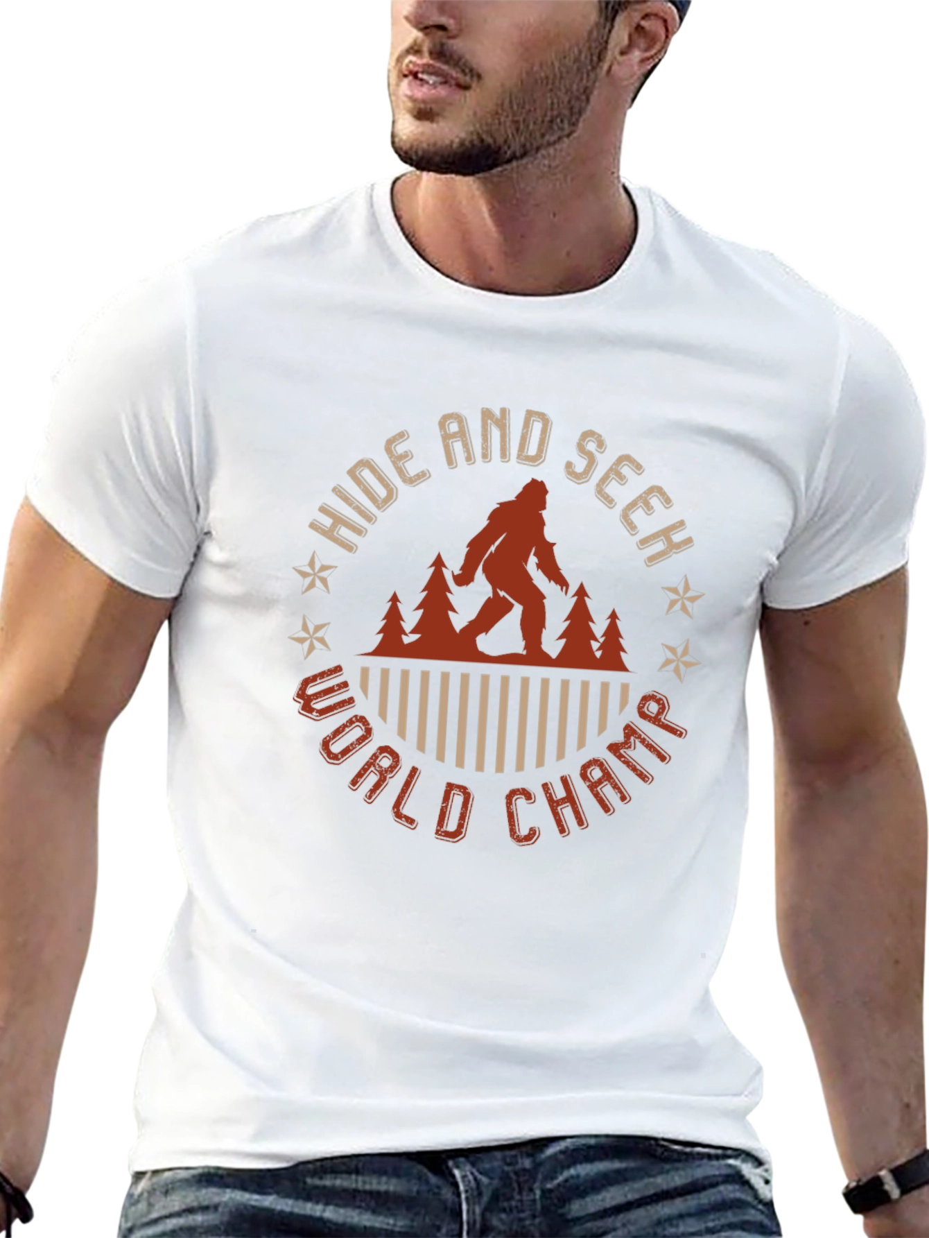 Hide and Seek World Champ Bigfoot Graphic Tee