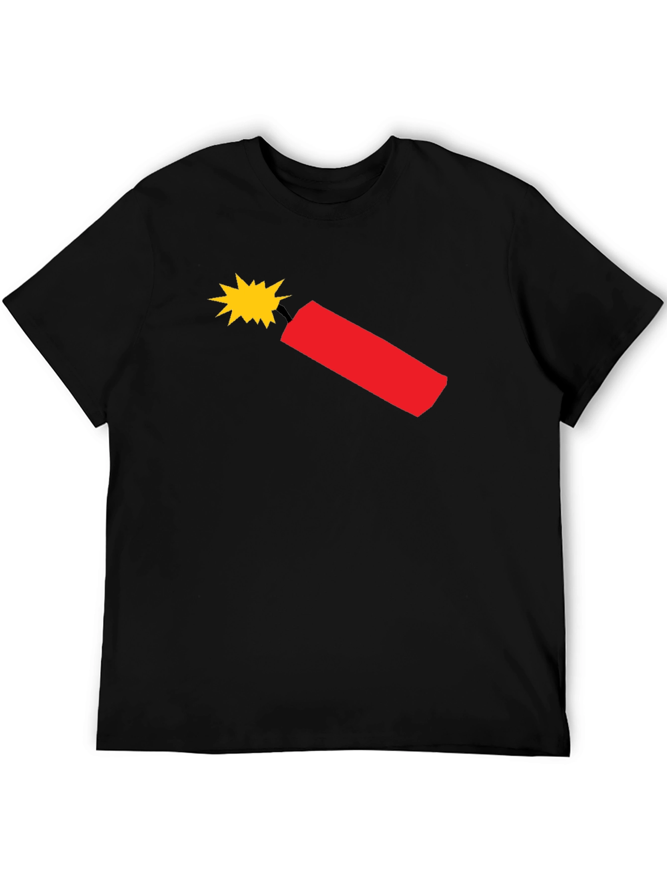 Dynamite Graphic T-Shirt - Black Cotton Tee