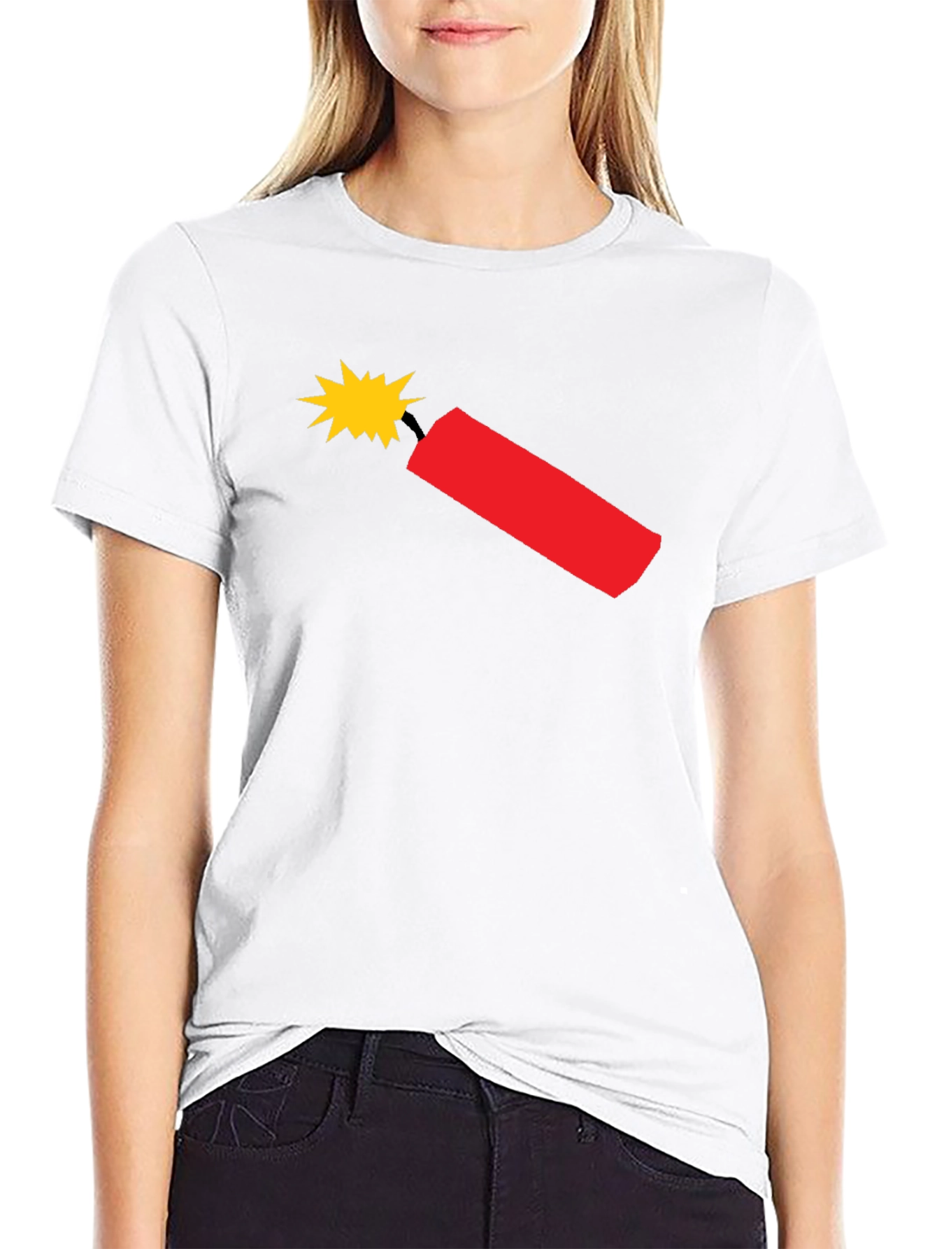Dynamite Graphic T-Shirt - Black Cotton Tee