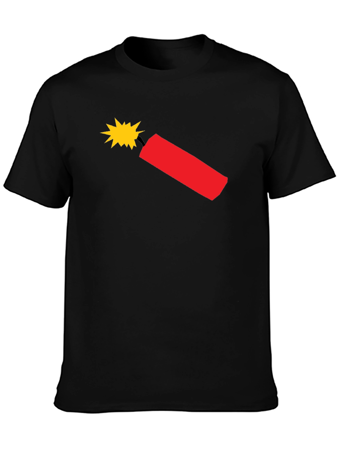 Dynamite Graphic T-Shirt - Black Cotton Tee