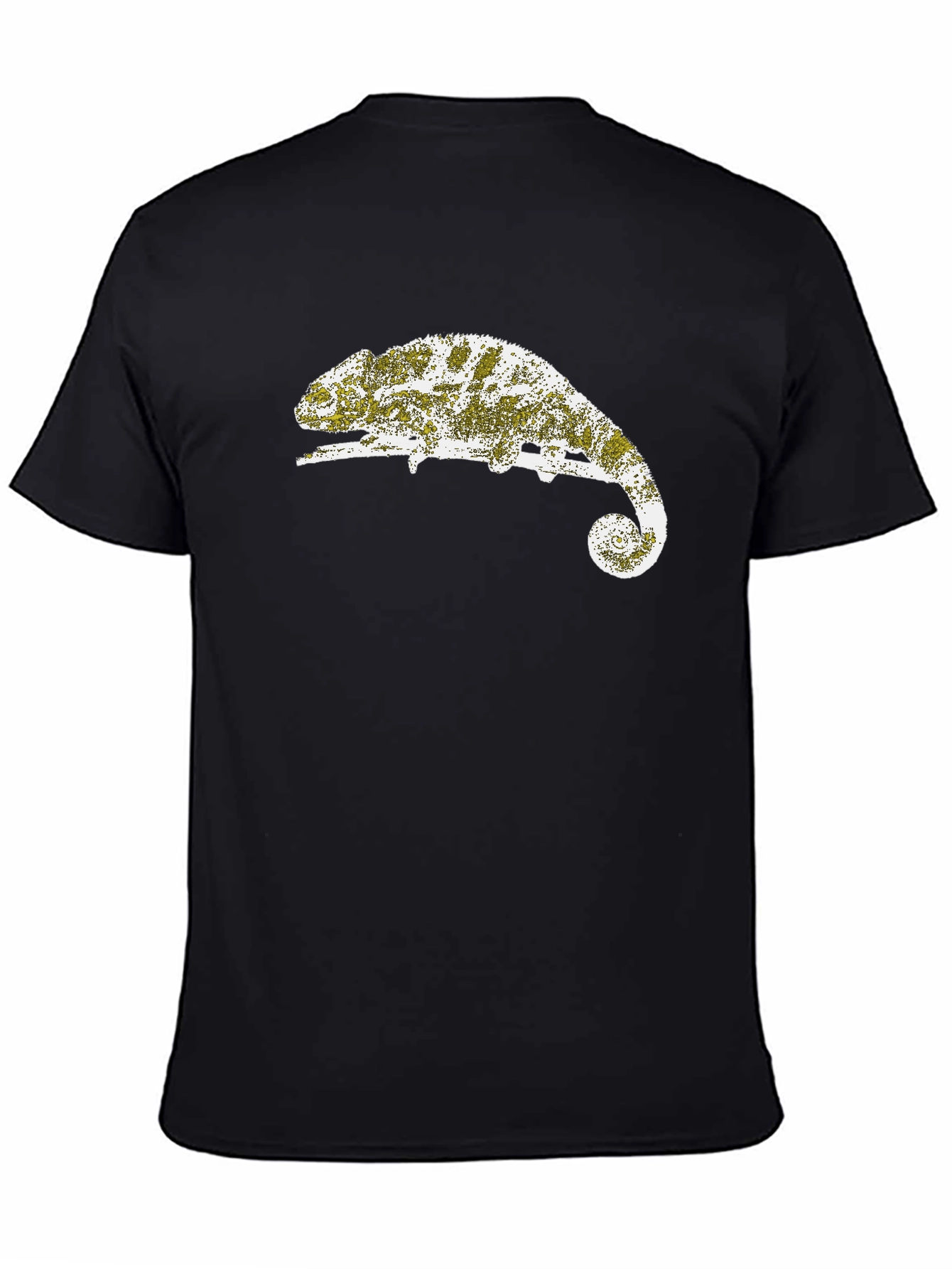 Chameleon Graphic Tee - Cool Black T-Shirt
