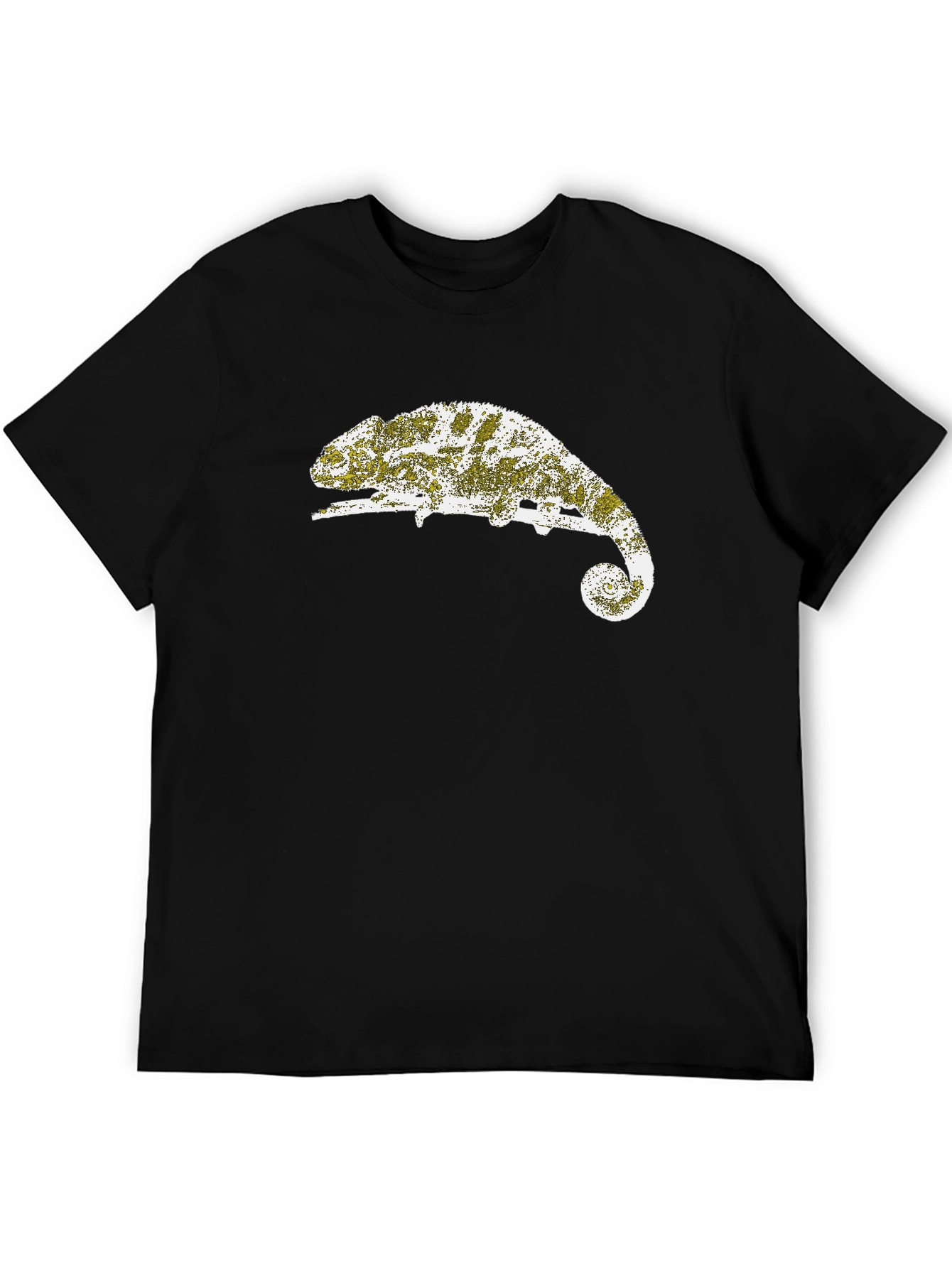 Chameleon Graphic Tee - Cool Black T-Shirt