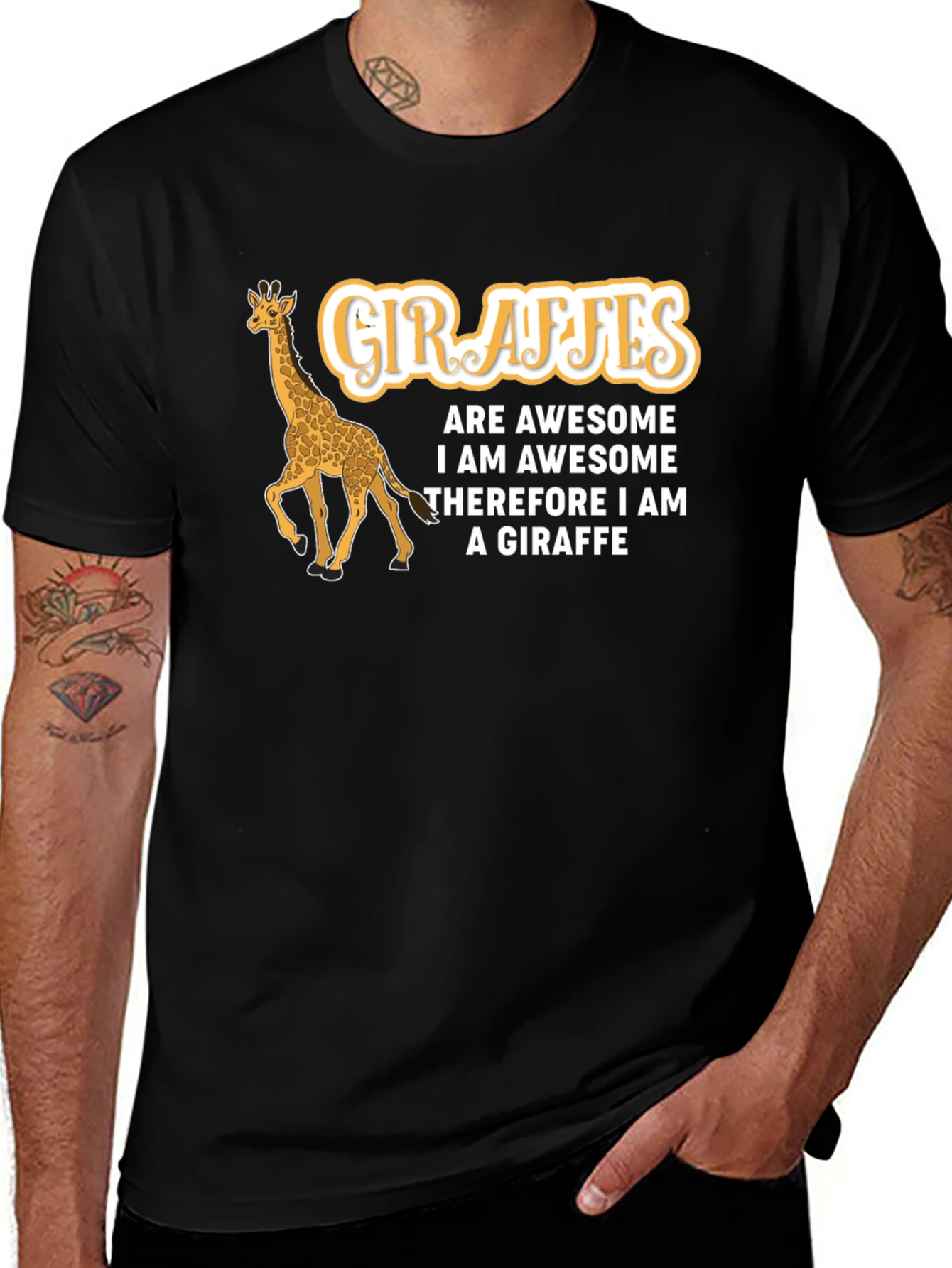 Giraffe Lovers T-Shirt: Awesome Giraffe Design