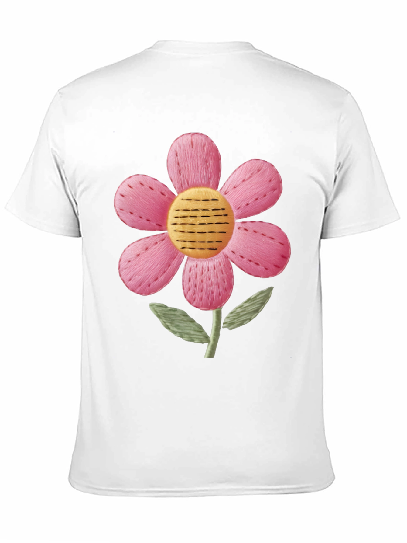 Floral Embroidered Graphic Tee