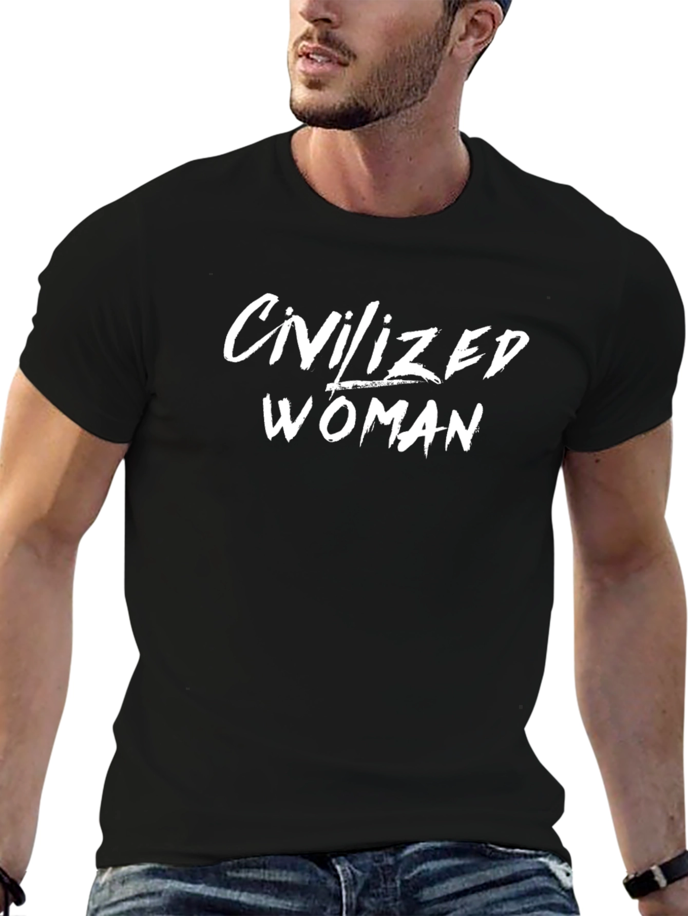 Civilized Woman Graphic T-Shirt
