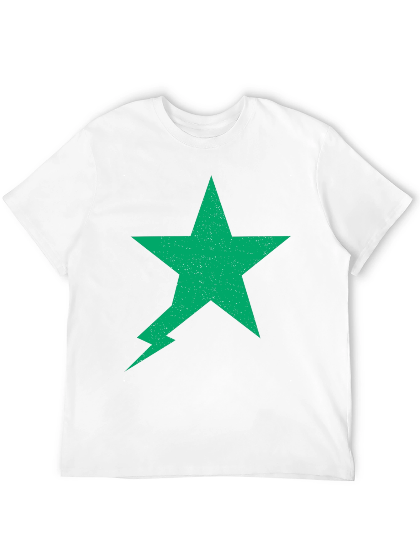 Green Star Lightning Bolt Black Tee