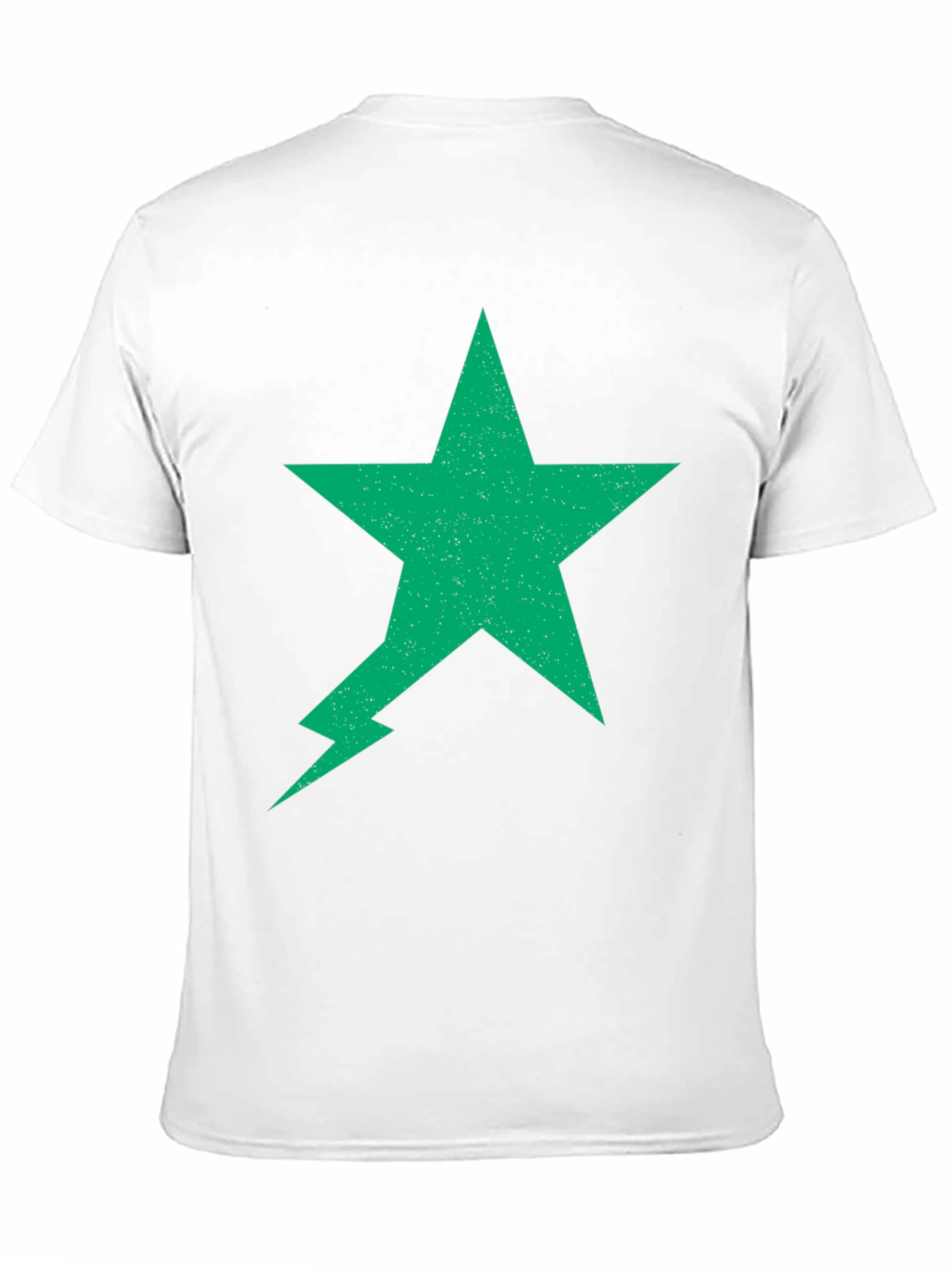 Green Star Lightning Bolt Black Tee