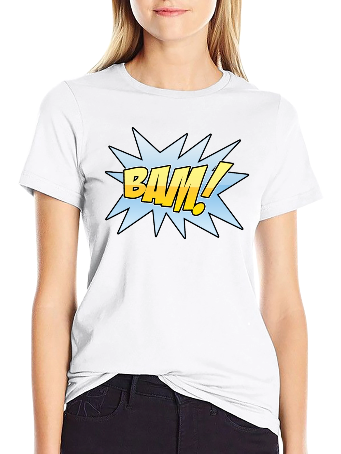 Comic Style BAM! Graphic T-Shirt