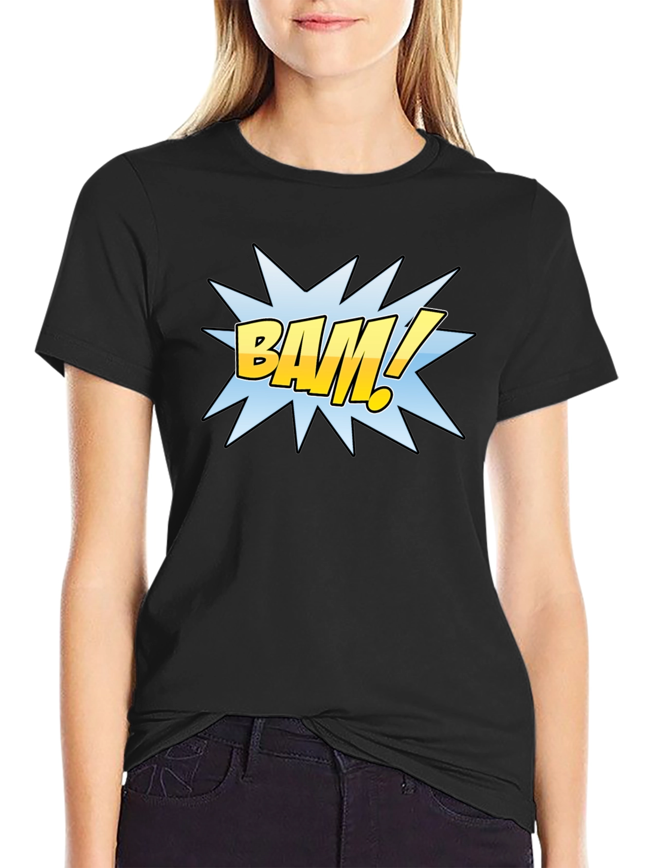 Comic Style BAM! Graphic T-Shirt