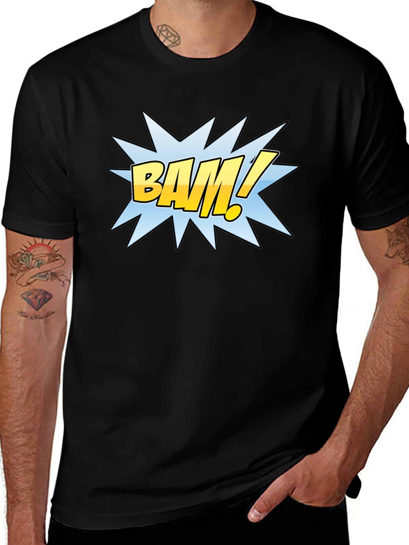 Comic Style BAM! Graphic T-Shirt