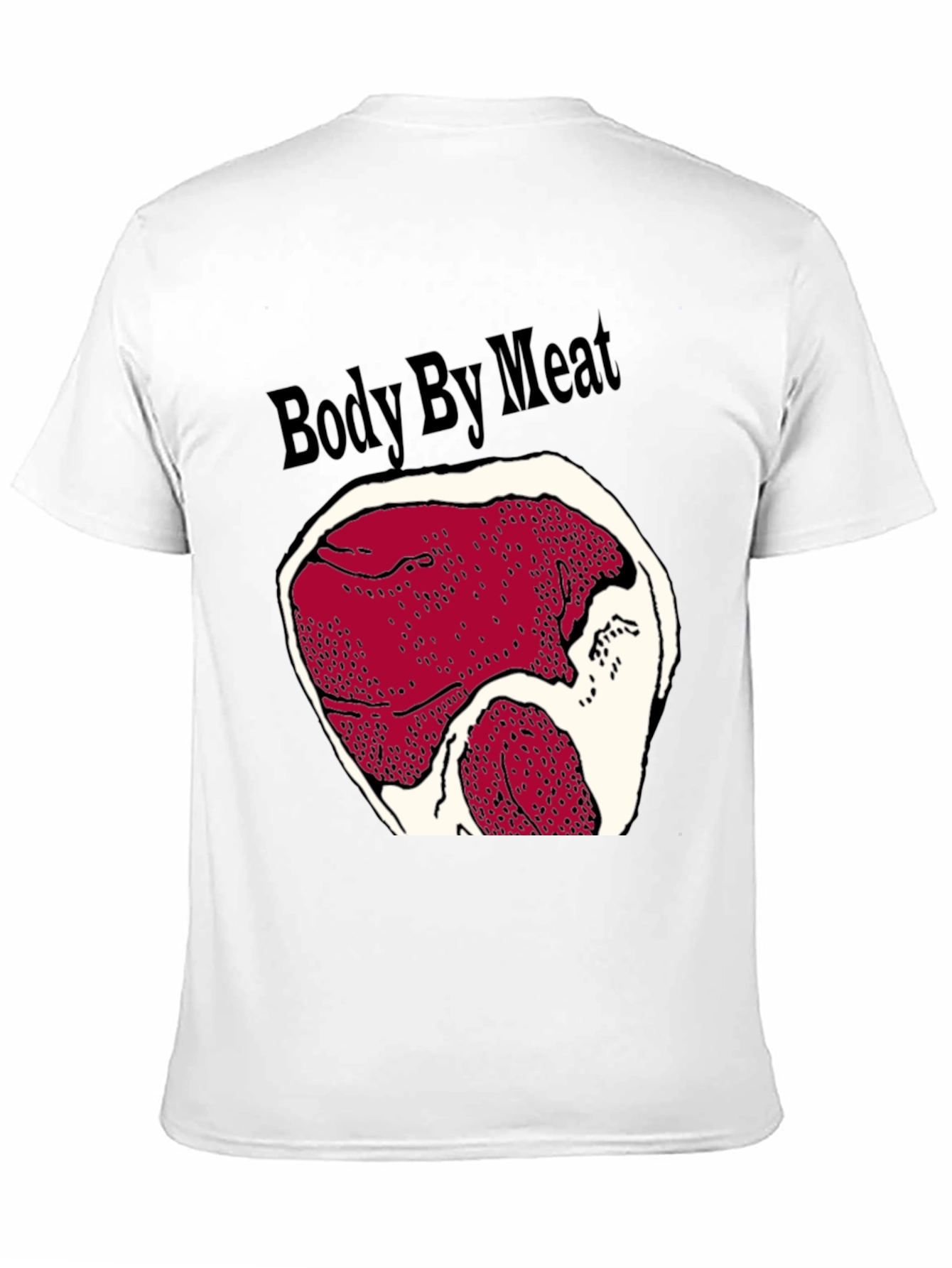 Body By Meat Graphic Black T-Shirt